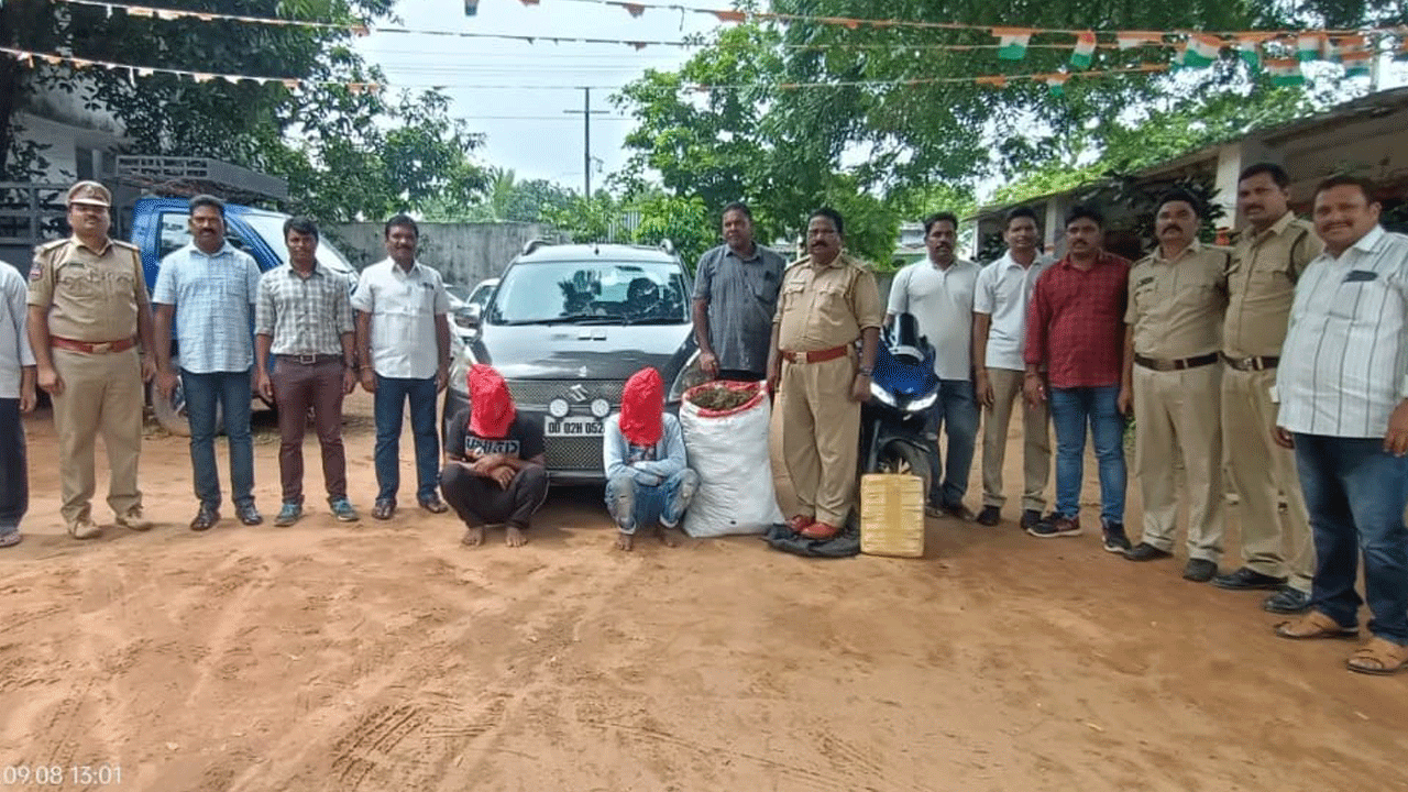 భారీగా గంజాయి పట్టివేత