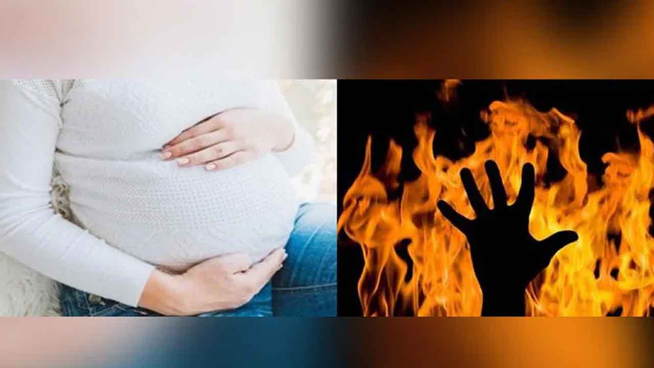 యూపీలో గర్భిణిని తగులబెట్టిన తల్లి, అన్న