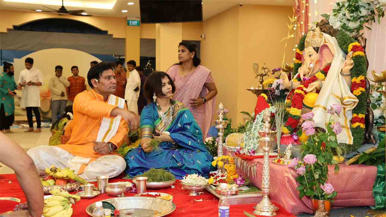 Ganesh Chaturthi | సింగపూర్‌లో ఘనంగా వినాయక చవితి వేడుకలు