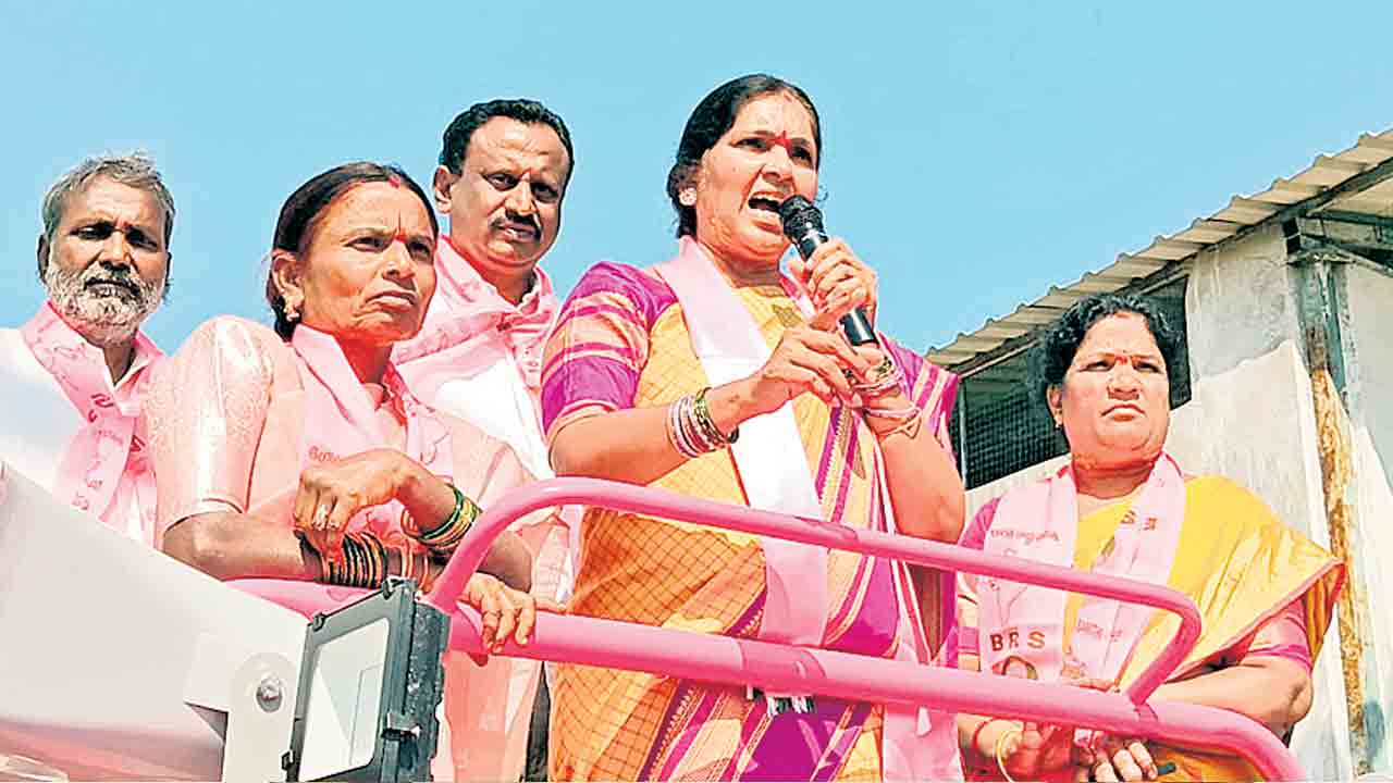 ప్రచార హోరు.. దూసుకెళ్తున్న కారు..