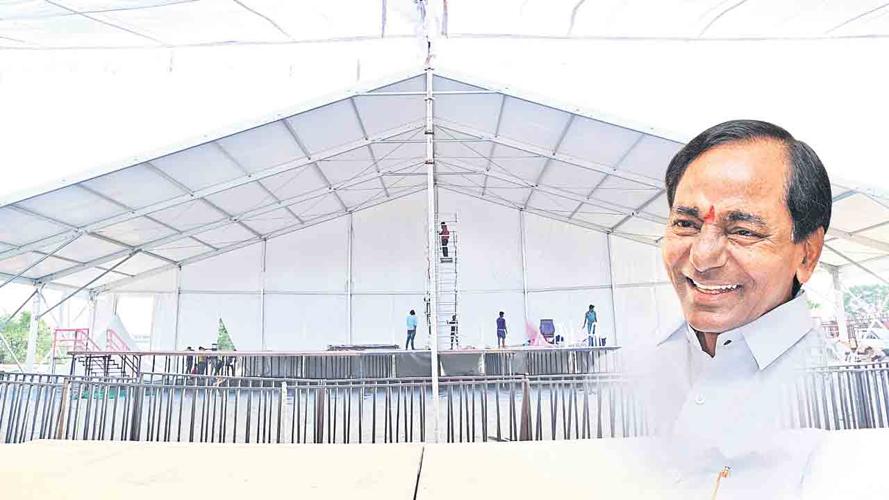 నేడే కేసీఆర్‌ రణభేరి