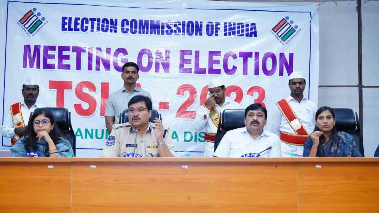 ప్రశాంతంగా ఎన్నికల నిర్వహణకు ఏర్పాట్లు