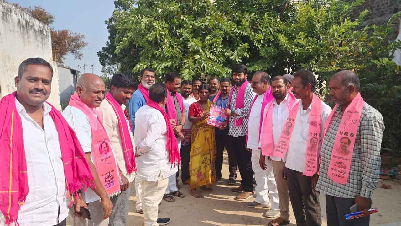 జోరుగా బీఆర్‌ఎస్‌ ప్రచారం