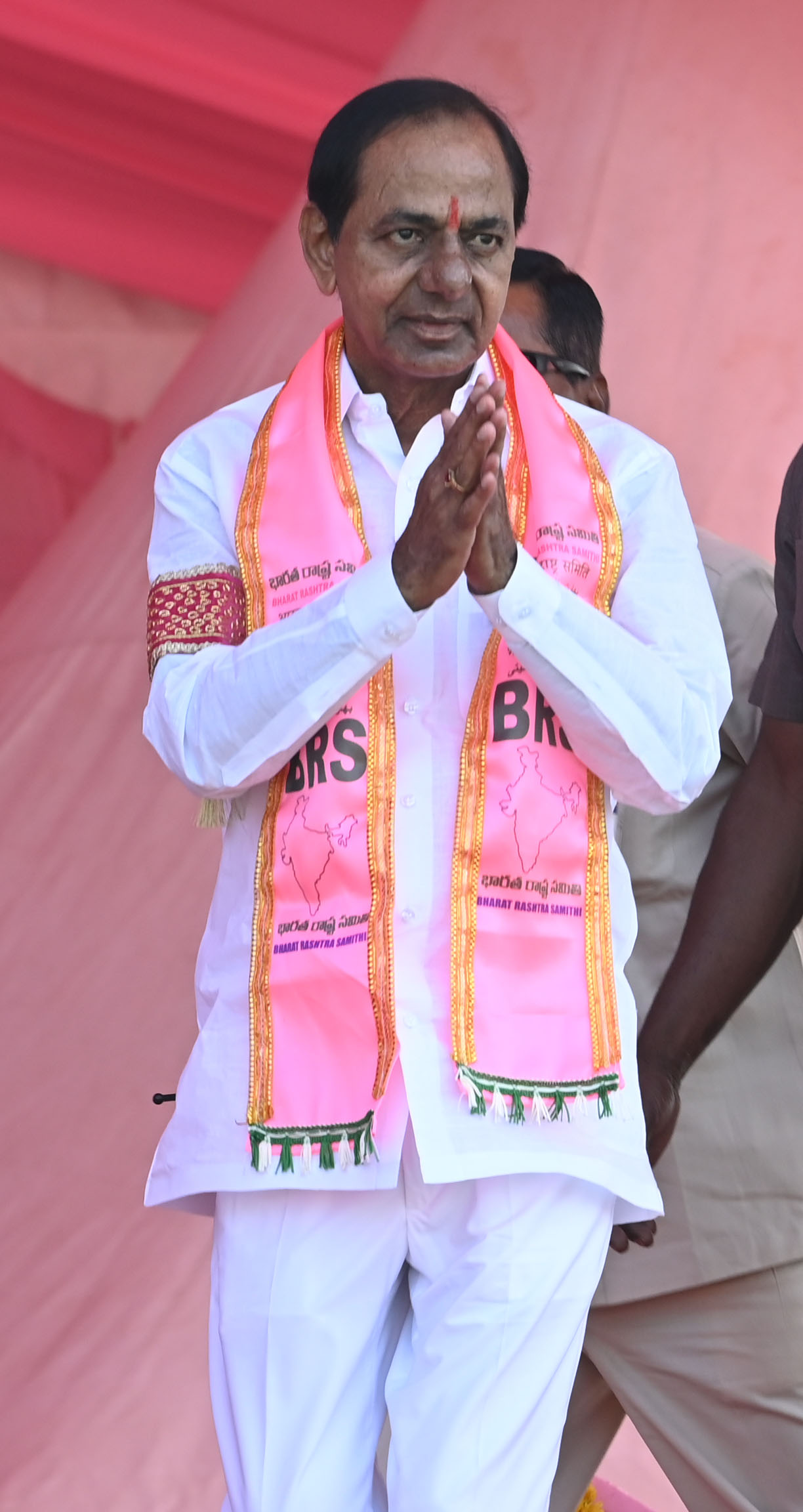 Brs Party President Kcr Participating In Praja Ashirvada Sabha At Acchampeta