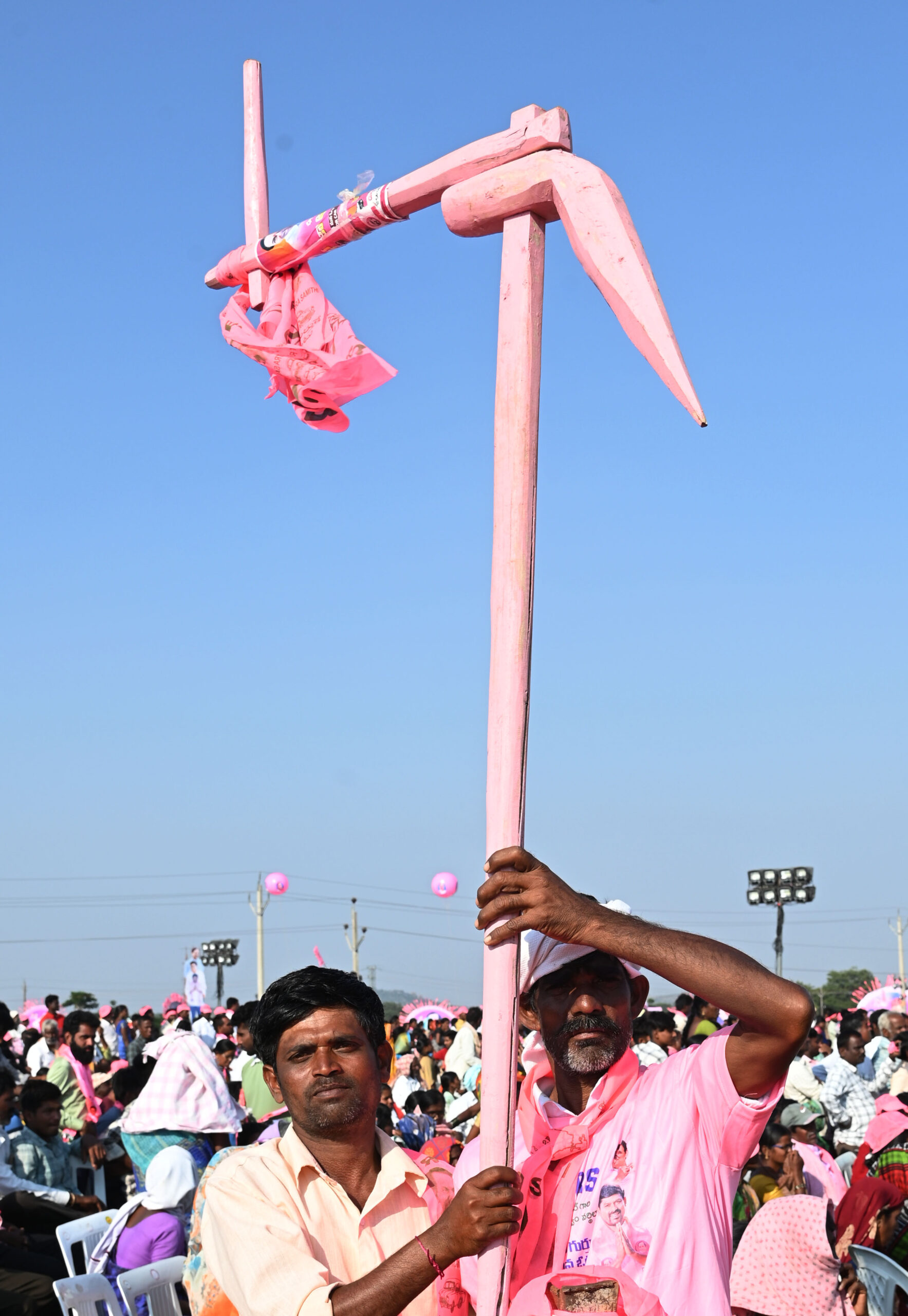 Brs Party President Kcr Participating In Praja Ashirvada Sabha At Acchampeta