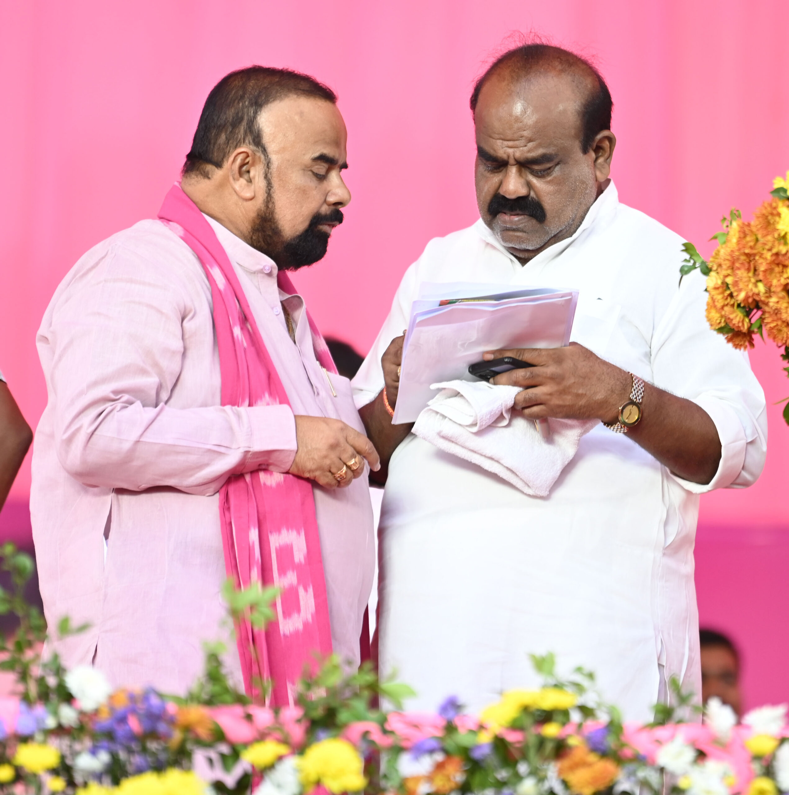 Brs Party President Kcr Participating In Praja Ashirvada Sabha At Alair