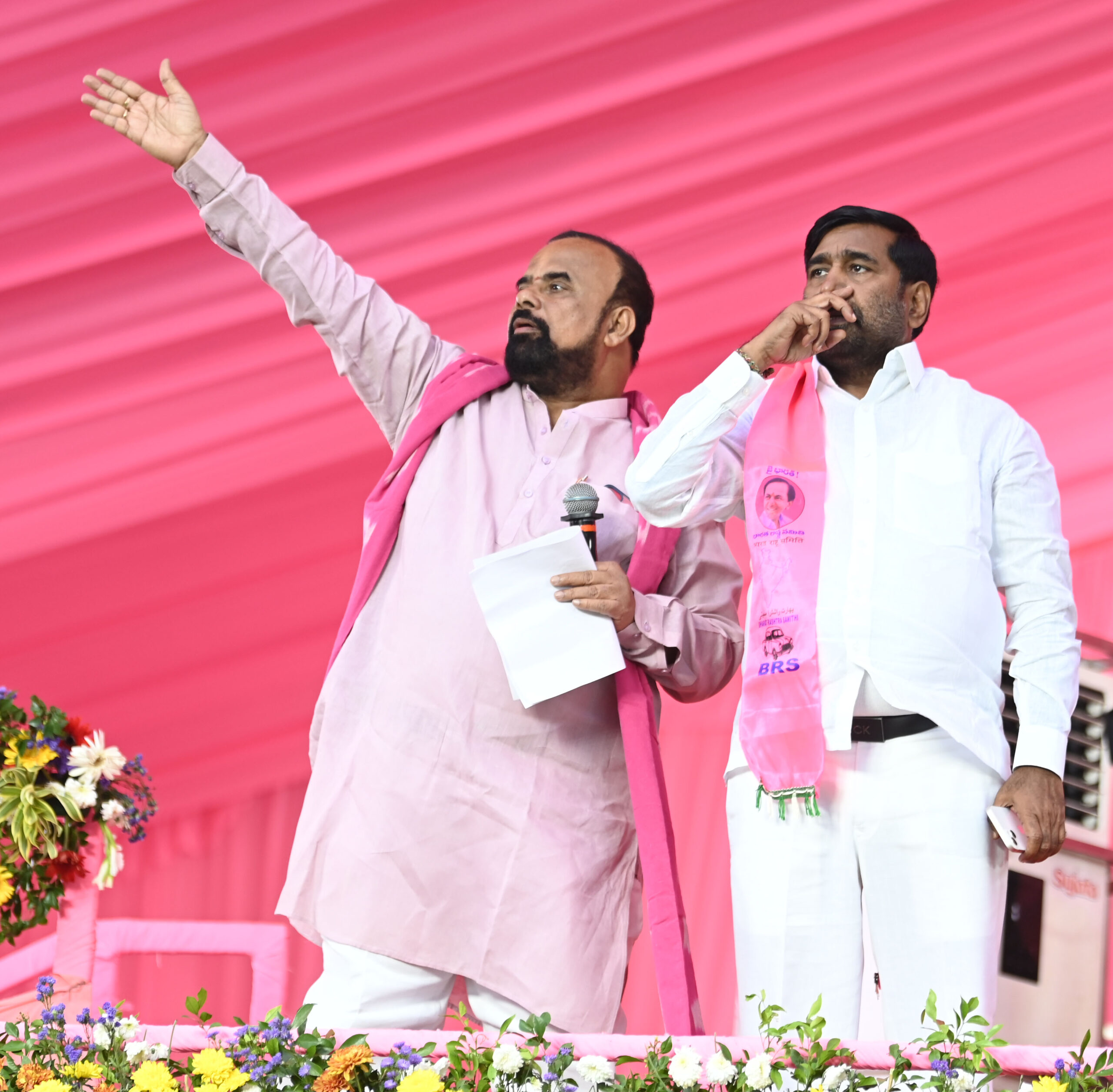 Brs Party President Kcr Participating In Praja Ashirvada Sabha At Alair