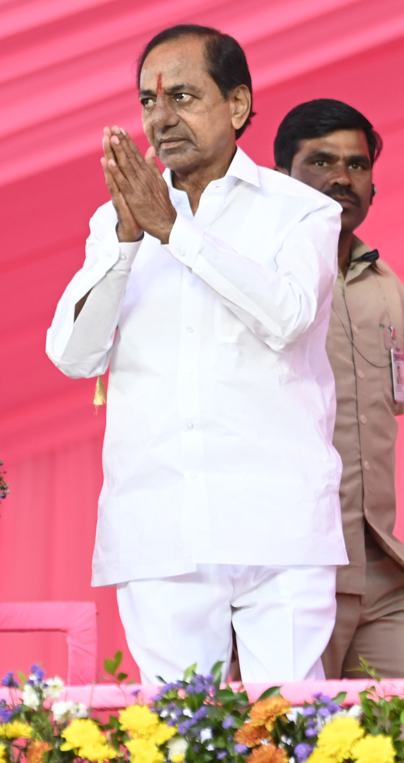 Brs Party President Kcr Participating In Praja Ashirvada Sabha At Alair