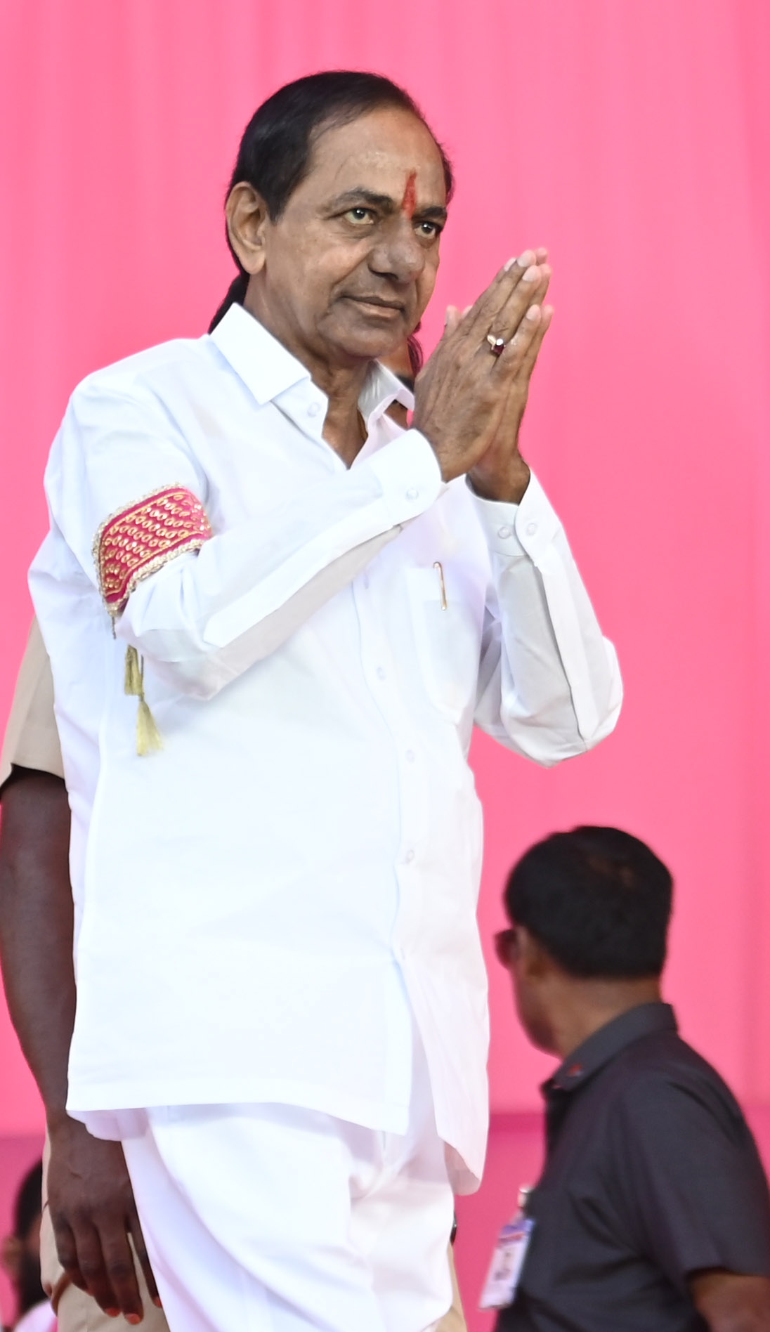 Brs Party President Kcr Participating In Praja Ashirvada Sabha At Alair