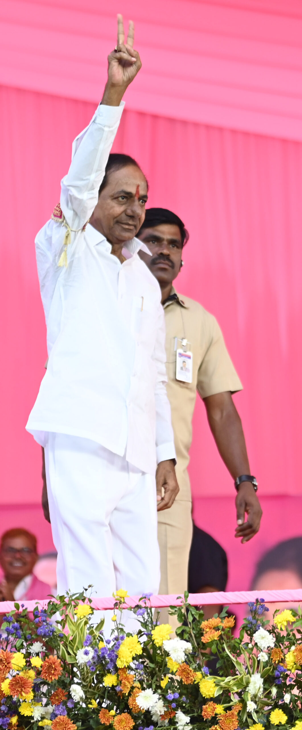 Brs Party President Kcr Participating In Praja Ashirvada Sabha At Alair