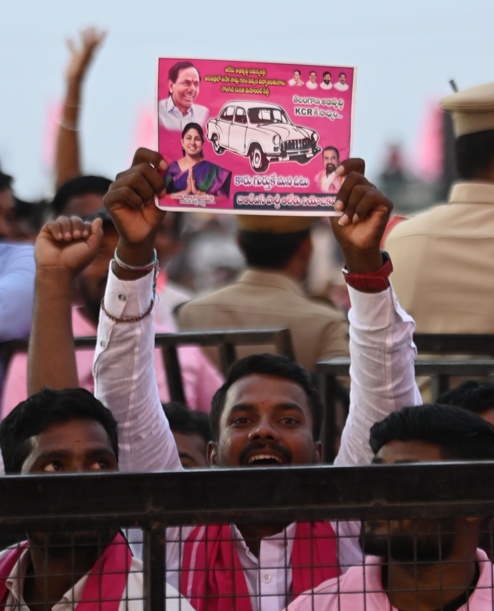 Brs Party President Kcr Participating In Praja Ashirvada Sabha At Alair