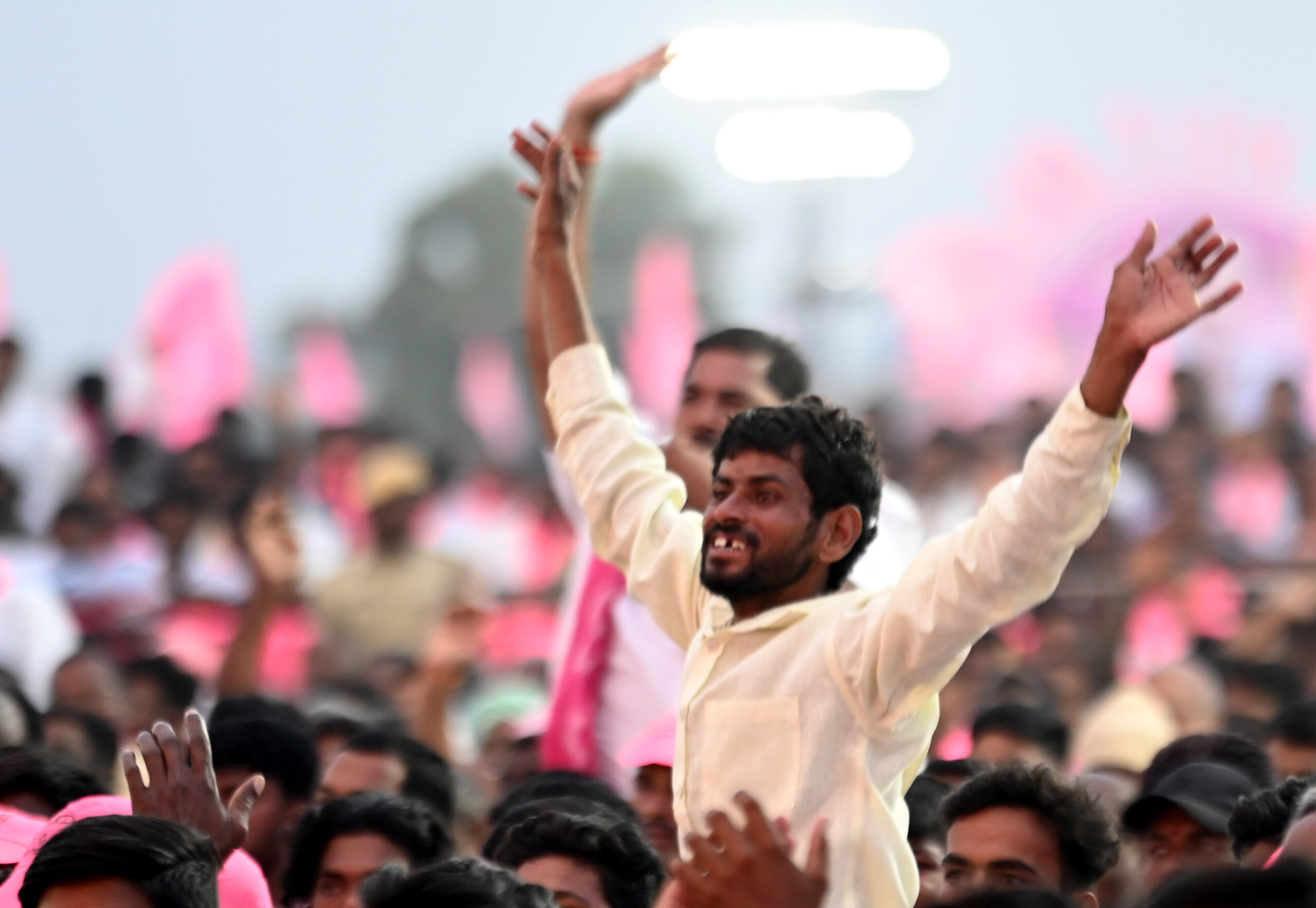 Brs Party President Kcr Participating In Praja Ashirvada Sabha At Alair