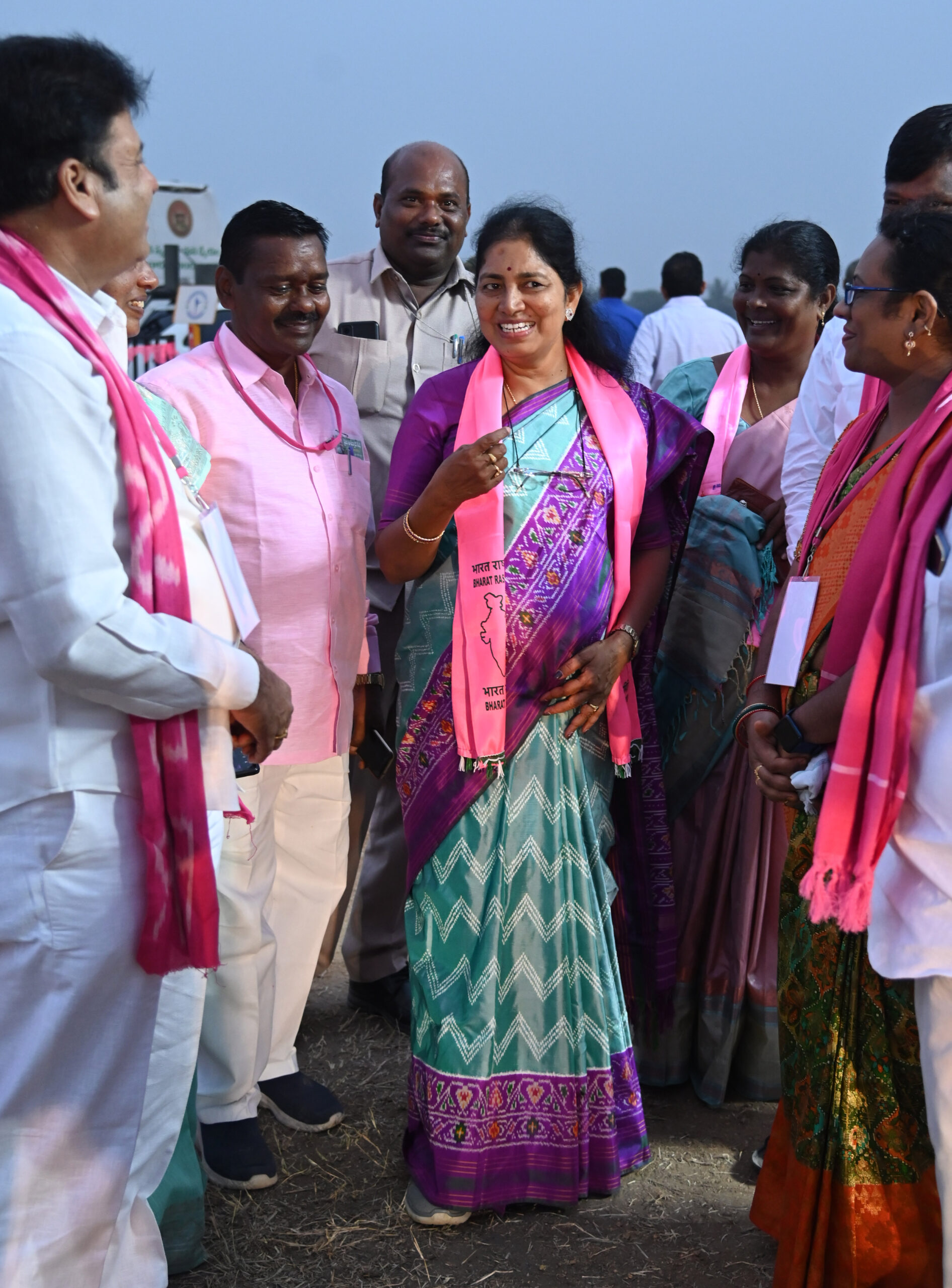 Brs Party President Kcr Participating In Praja Ashirvada Sabha At Alair