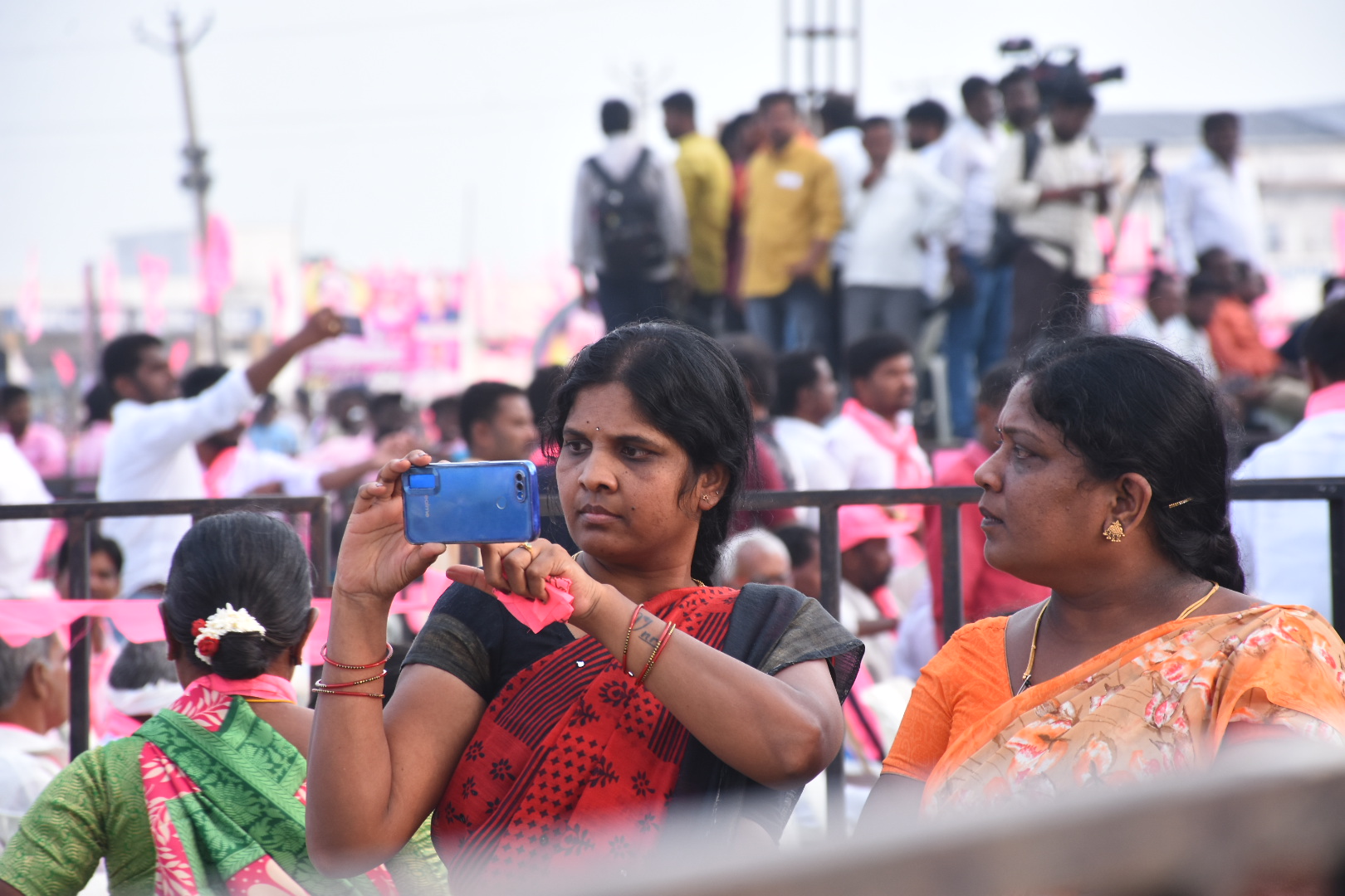 Brs Party President Kcr Participating In Praja Ashirvada Sabha At Alair