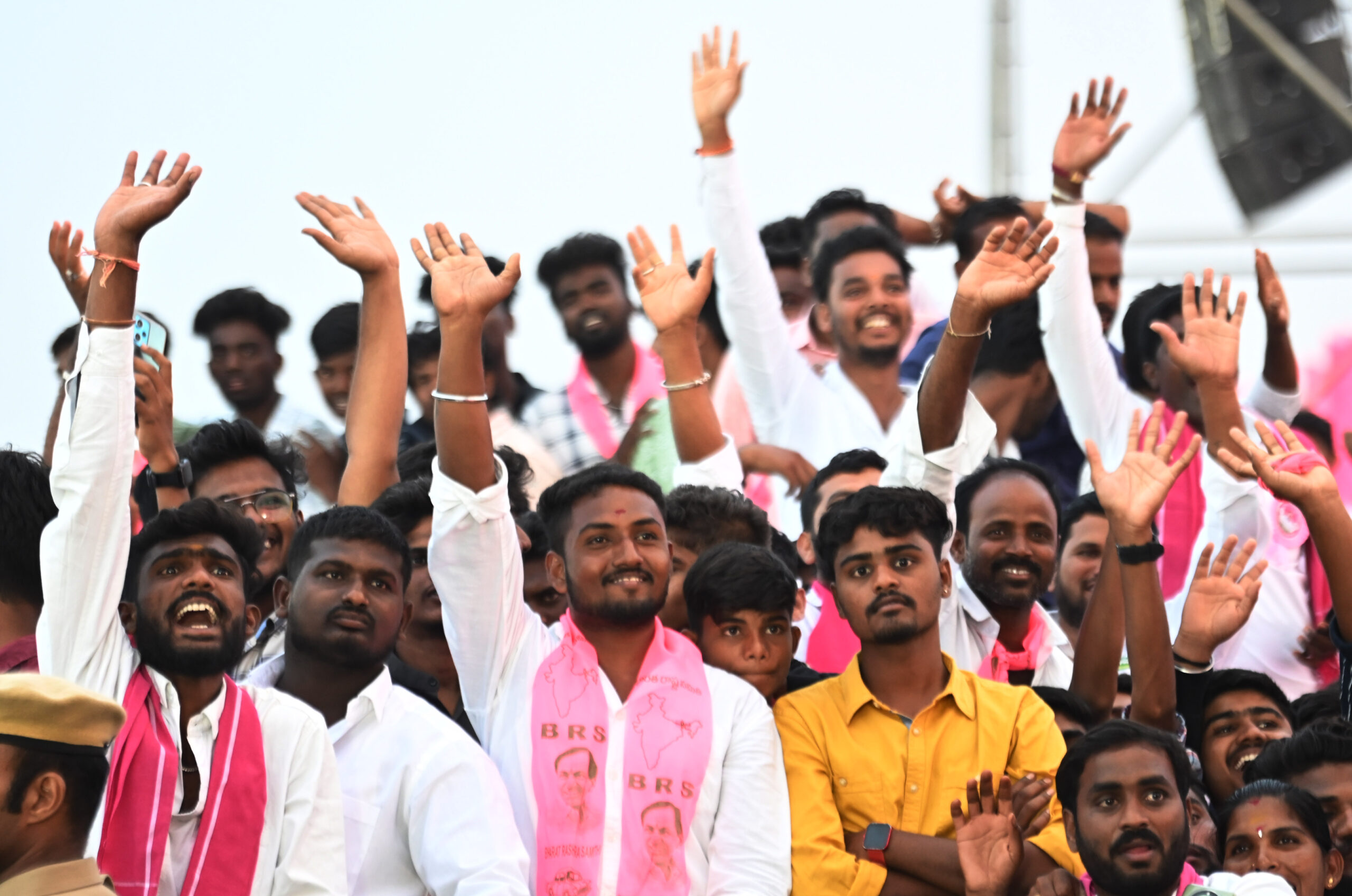Brs Party President Kcr Participating In Praja Ashirvada Sabha At Alair