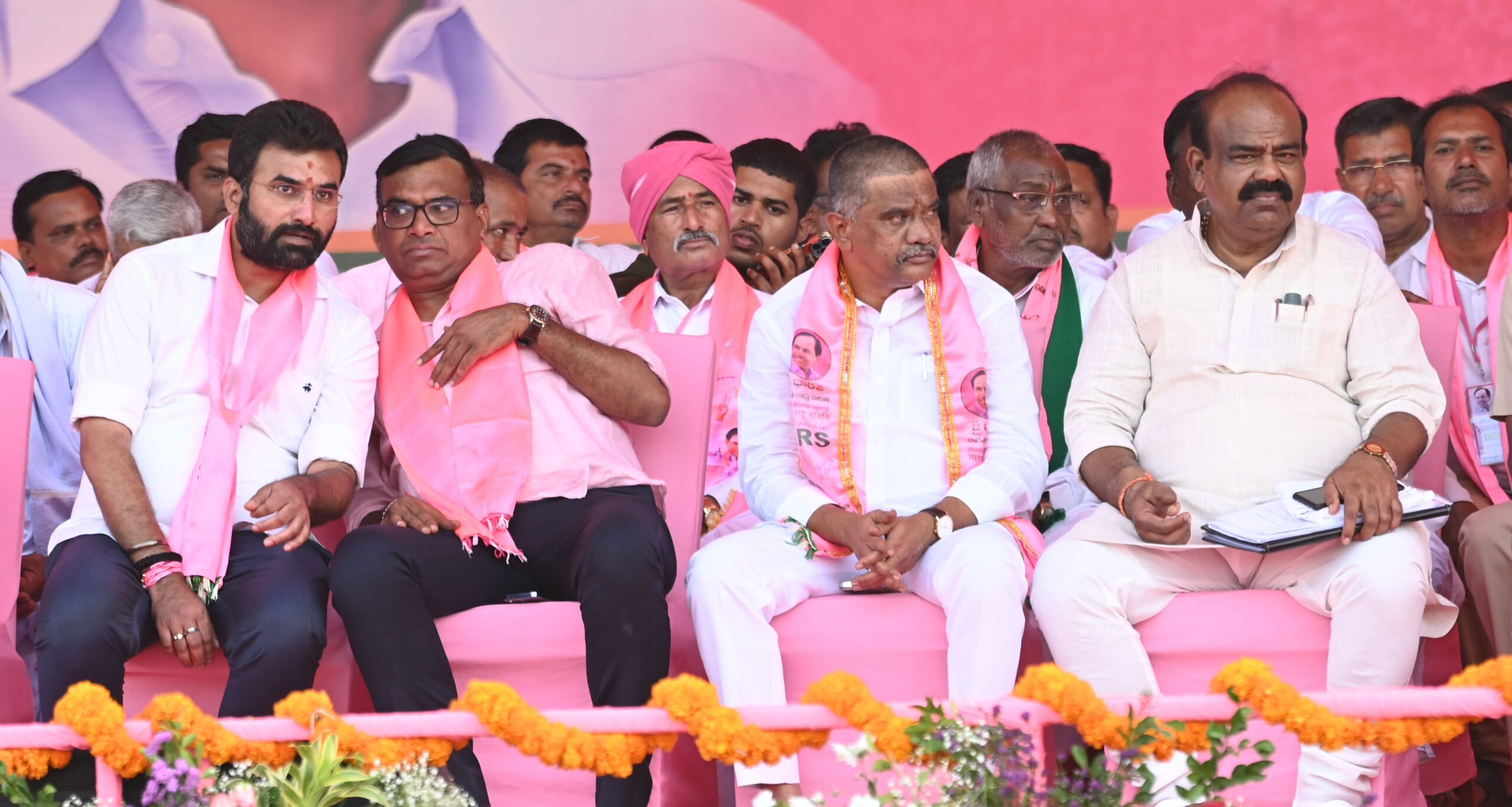 Brs Party President Kcr Participating In Praja Ashirvada Sabha At Banswada