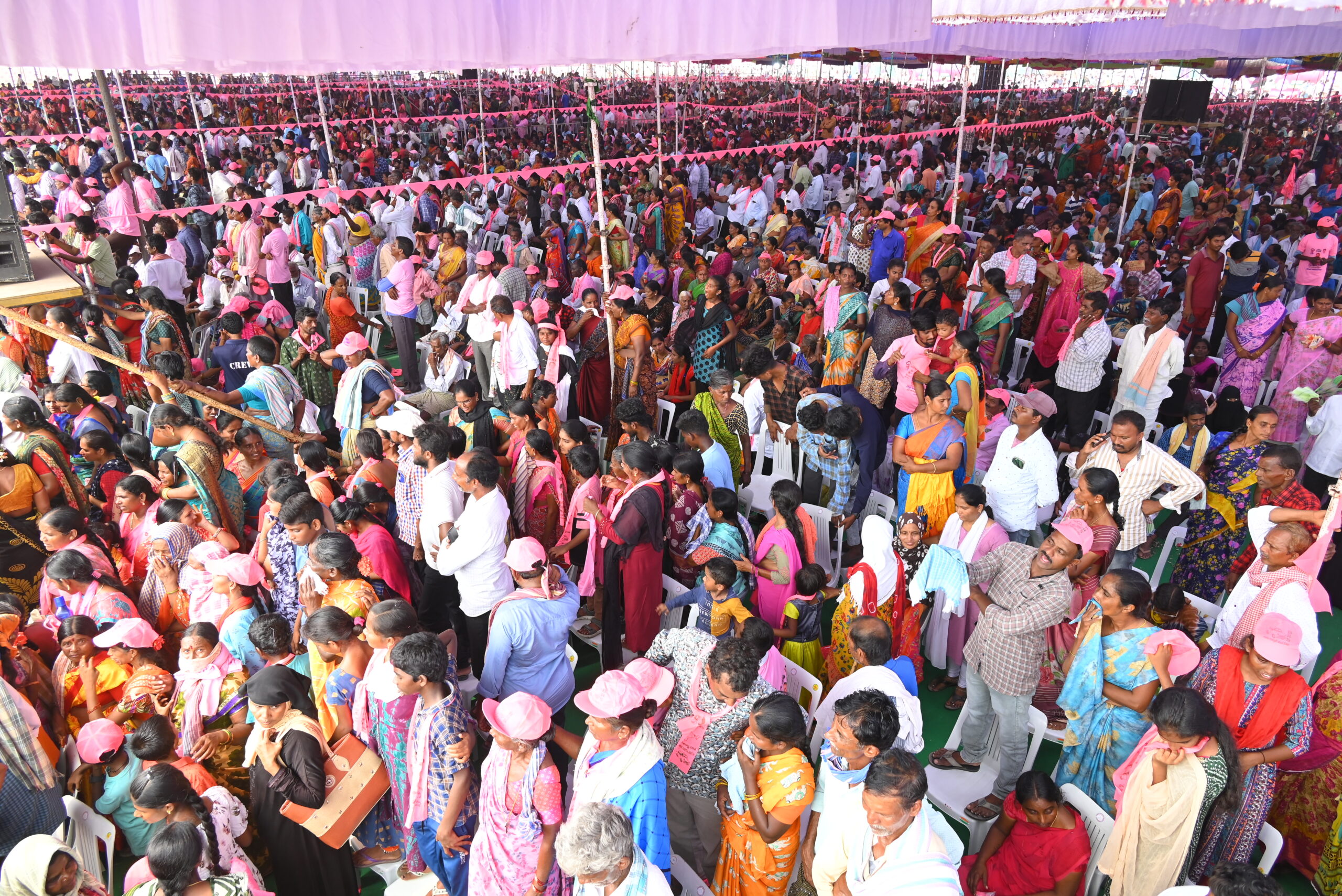 Brs Party President Kcr Participating In Praja Ashirvada Sabha At Kodad
