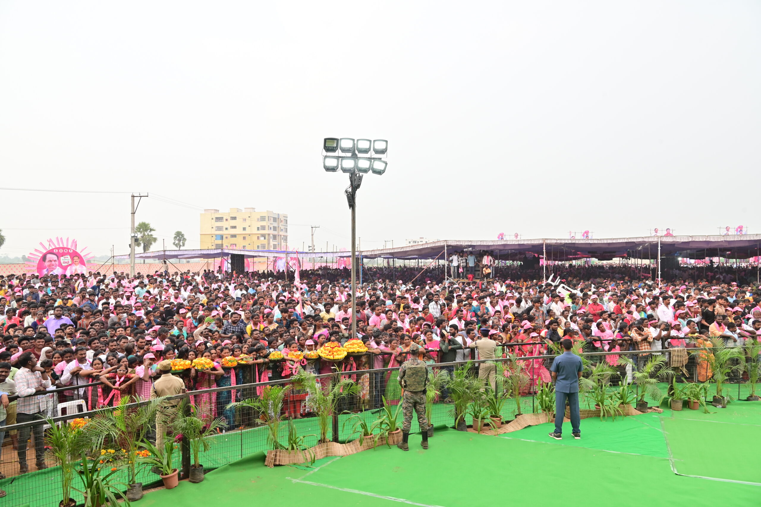 Brs Party President Kcr Participating In Praja Ashirvada Sabha At Kodad