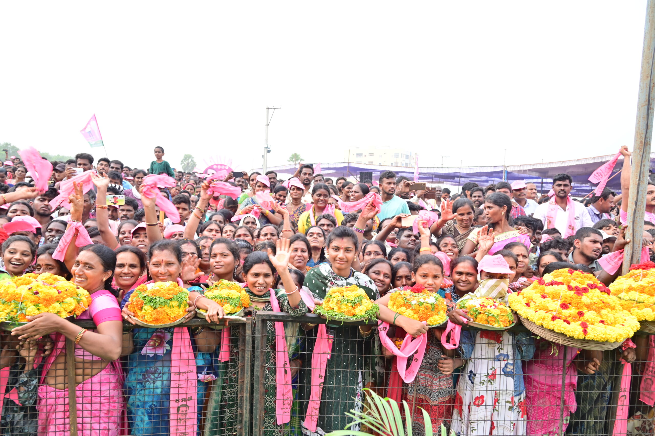 Brs Party President Kcr Participating In Praja Ashirvada Sabha At Kodad
