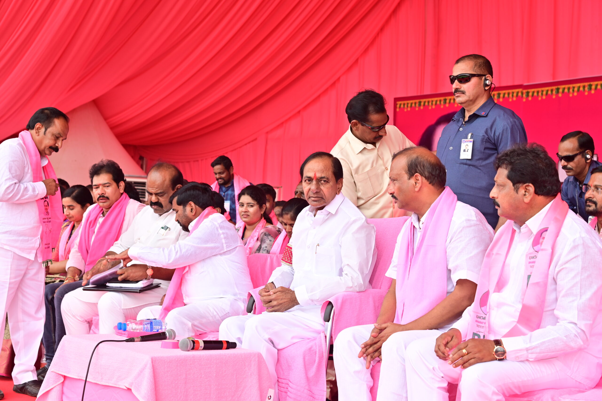 Brs Party President Kcr Participating In Praja Ashirvada Sabha At Kodad