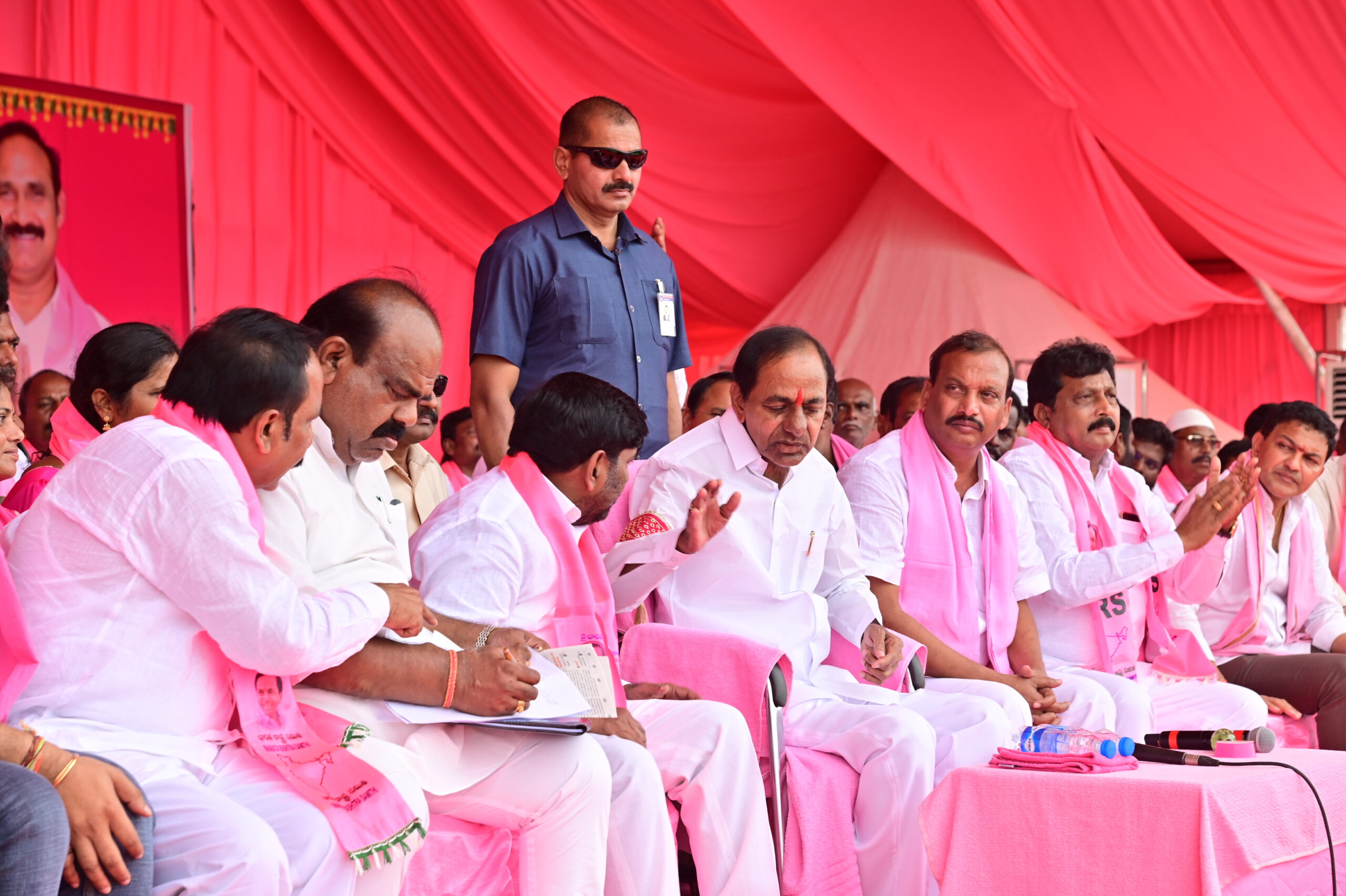 Brs Party President Kcr Participating In Praja Ashirvada Sabha At Kodad