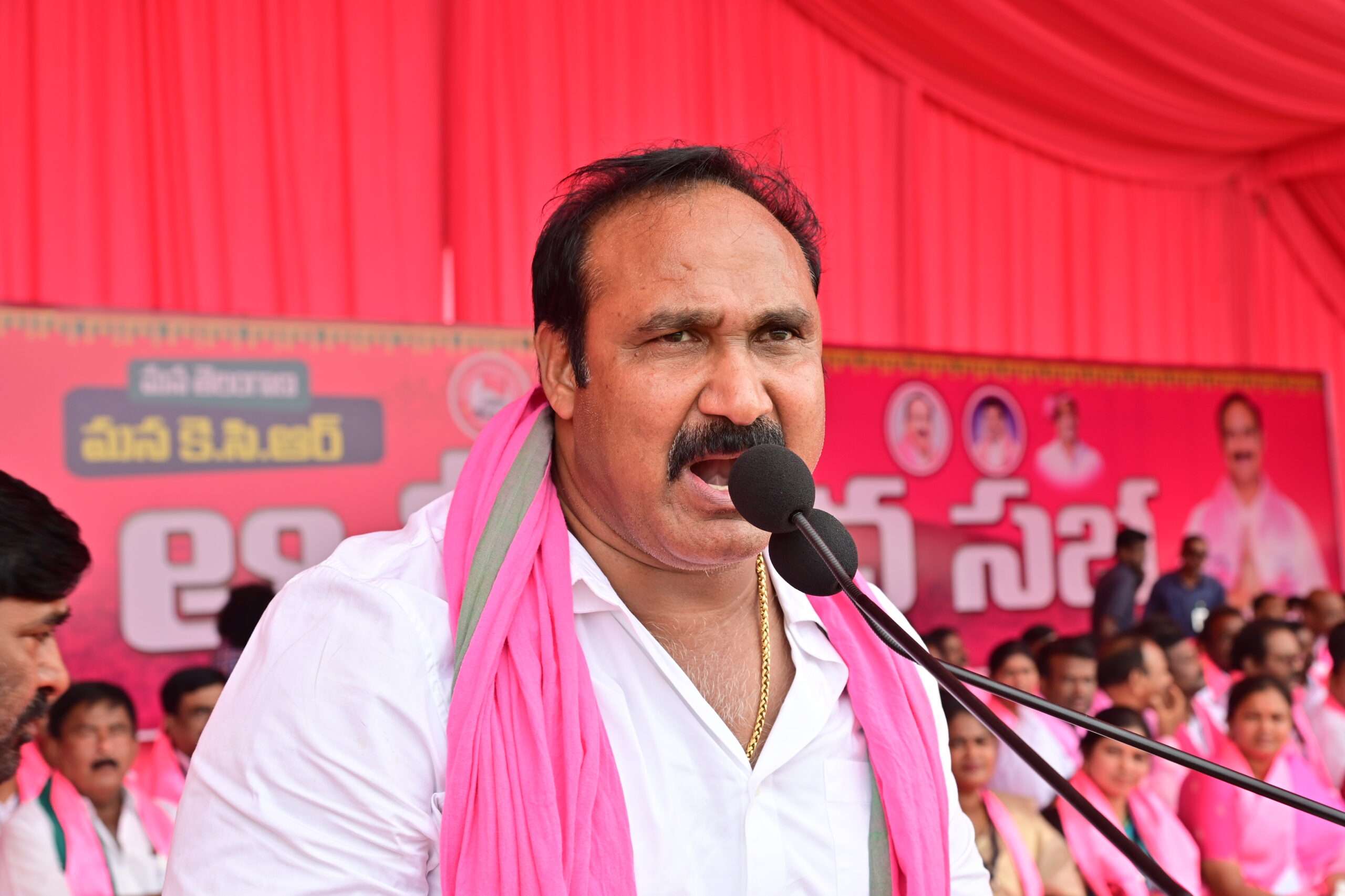 Brs Party President Kcr Participating In Praja Ashirvada Sabha At Kodad