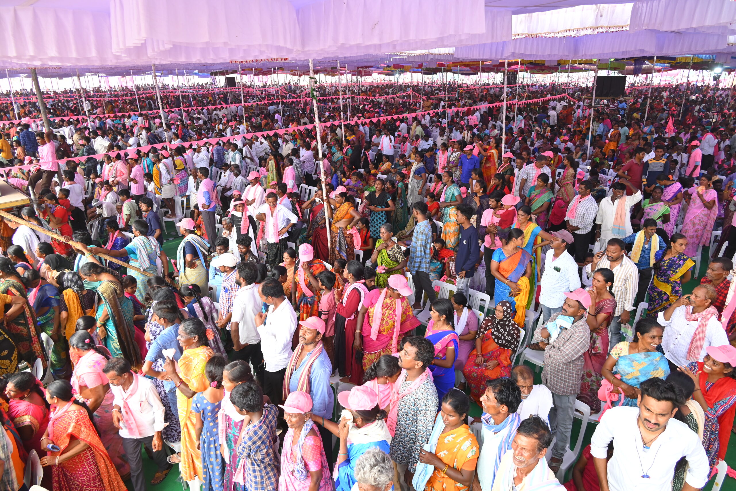 Brs Party President Kcr Participating In Praja Ashirvada Sabha At Kodad