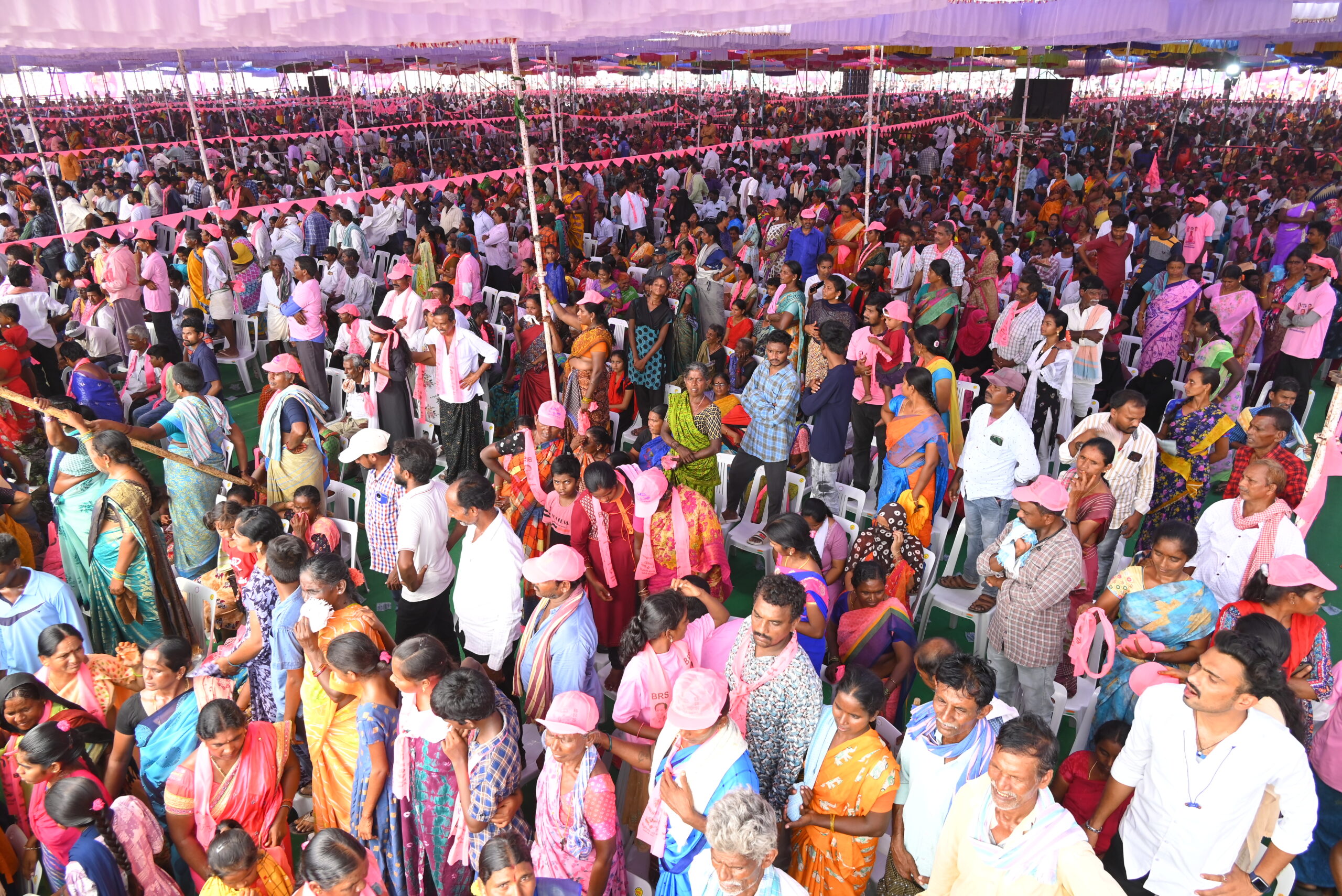 Brs Party President Kcr Participating In Praja Ashirvada Sabha At Kodad