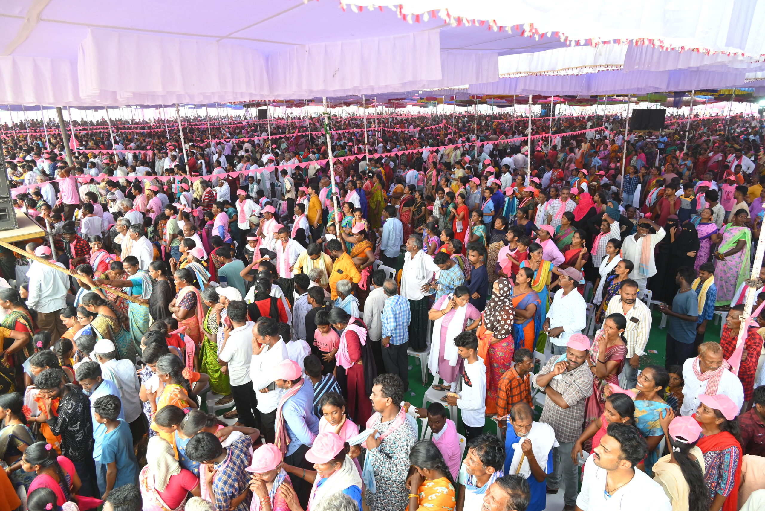 Brs Party President Kcr Participating In Praja Ashirvada Sabha At Kodad