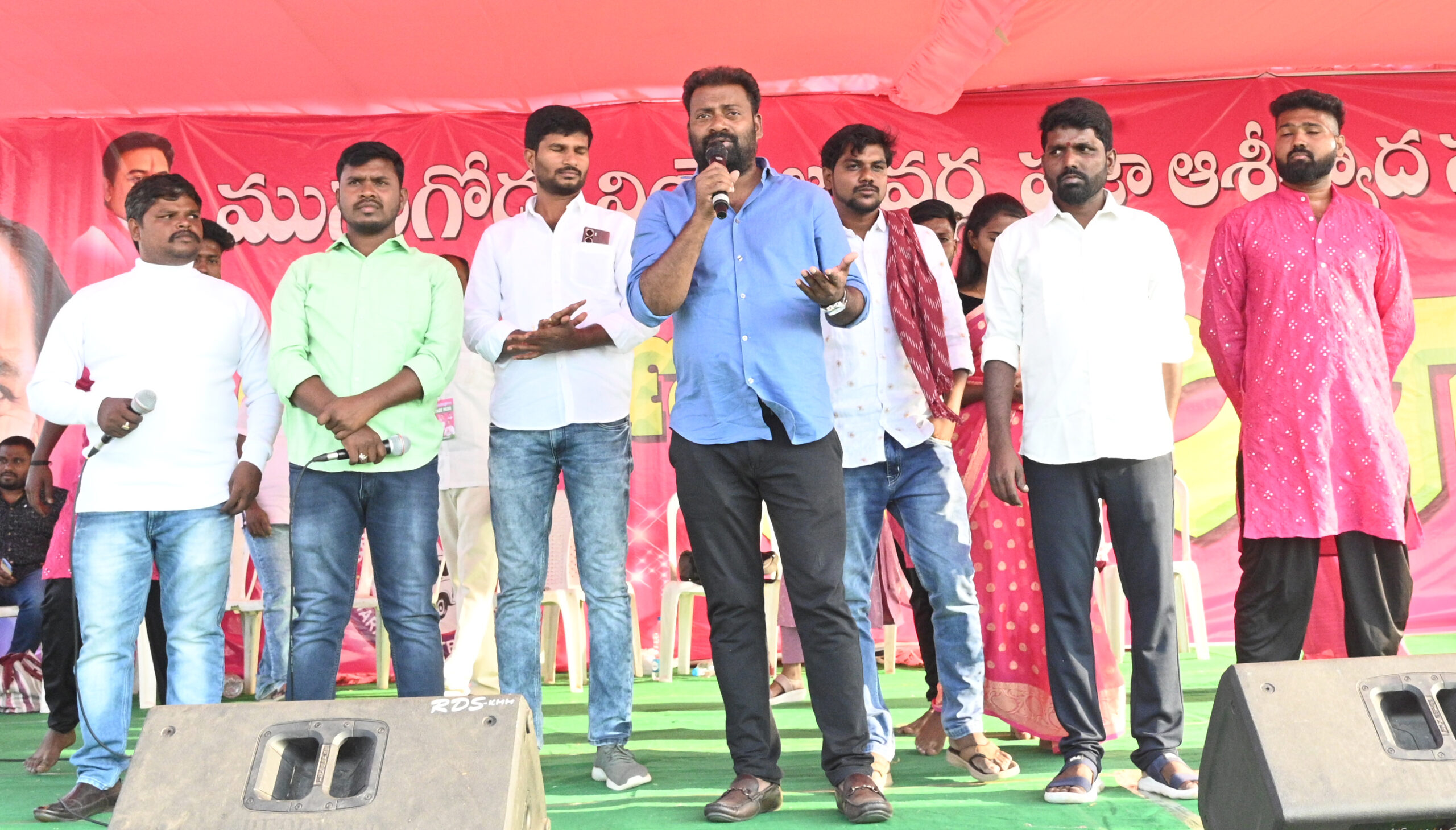 Brs Party President Kcr Participating In Praja Ashirvada Sabha At Munugode