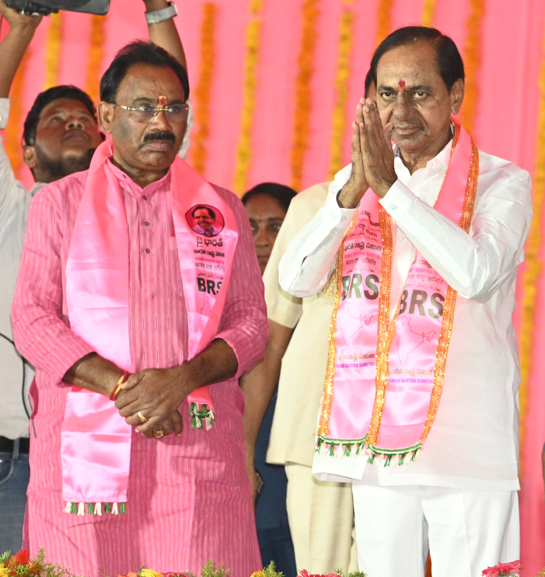 Brs Party President Kcr Participating In Praja Ashirvada Sabha At Munugode