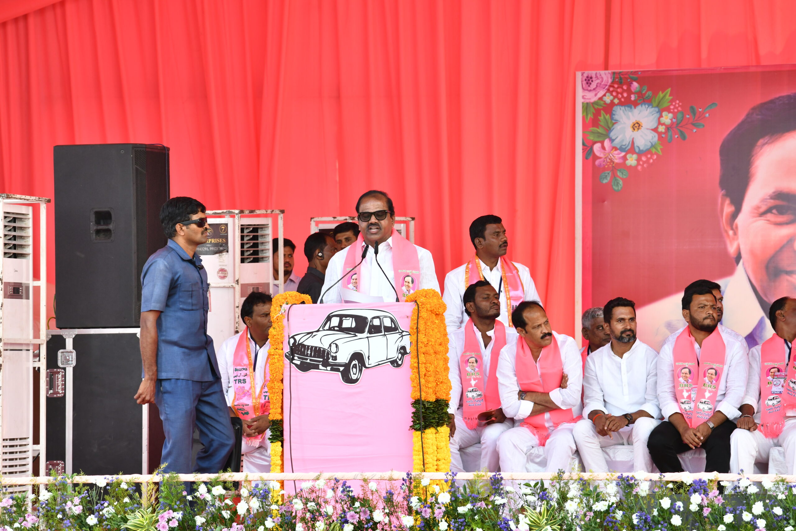 Brs Party President Kcr Participating In Praja Ashirvada Sabha At Narayankhed