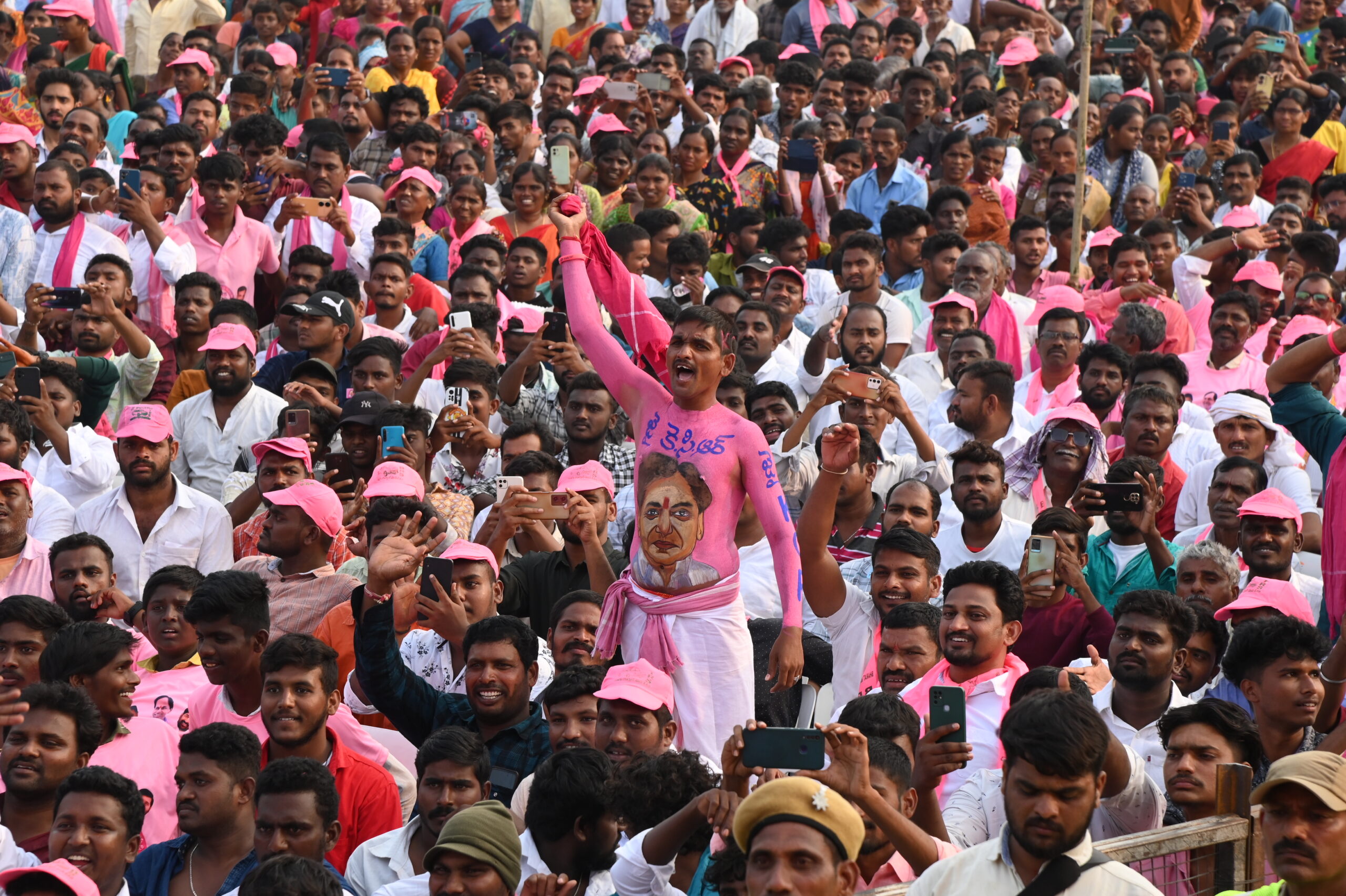 Brs Party President Kcr Participating In Praja Ashirvada Sabha At Thungathurthy