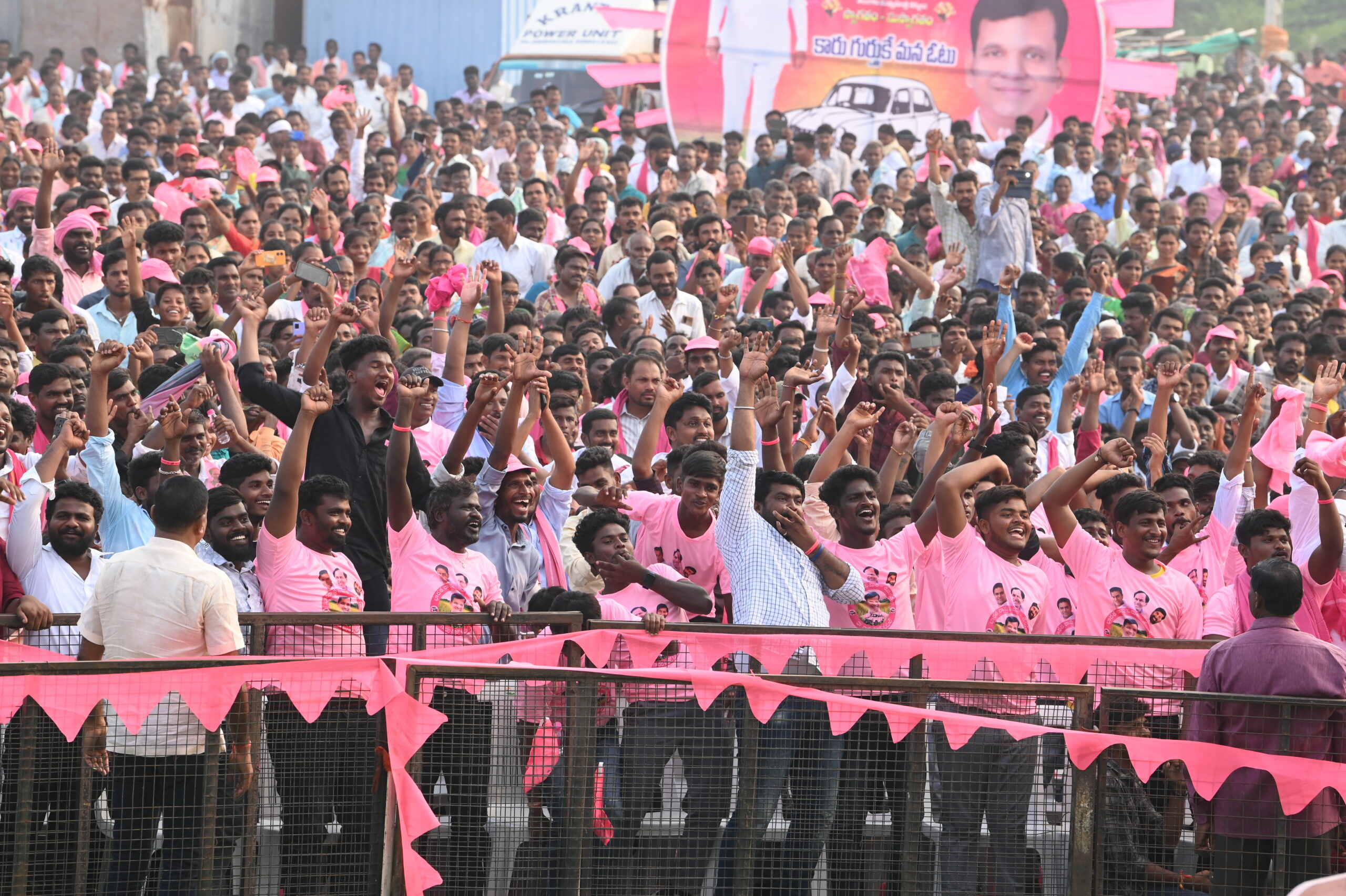Brs Party President Kcr Participating In Praja Ashirvada Sabha At Thungathurthy