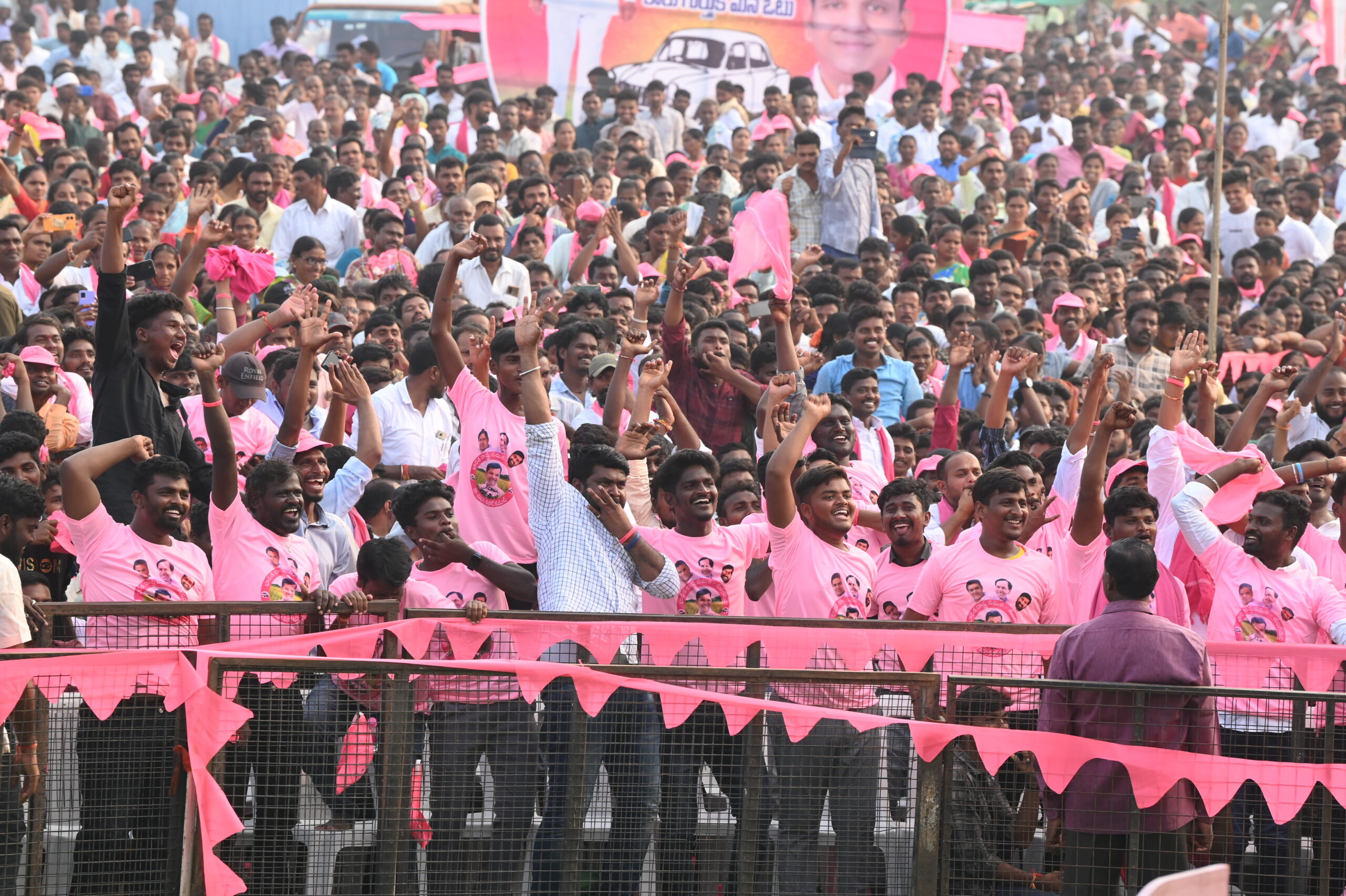 Brs Party President Kcr Participating In Praja Ashirvada Sabha At Thungathurthy