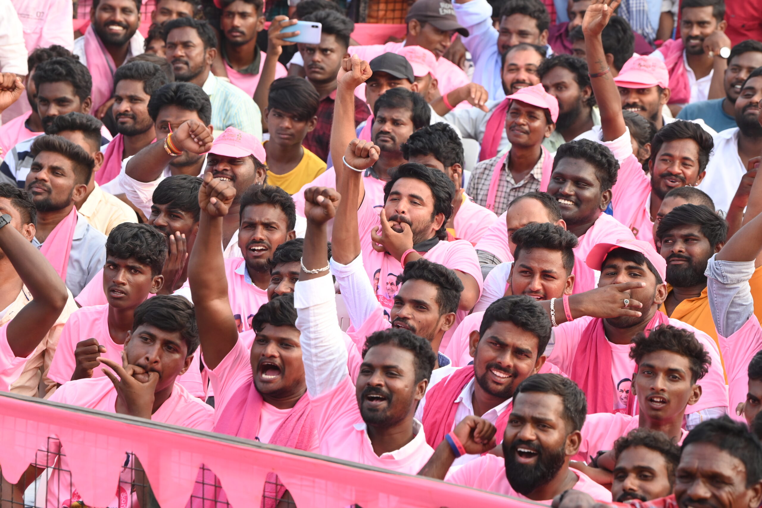 Brs Party President Kcr Participating In Praja Ashirvada Sabha At Thungathurthy
