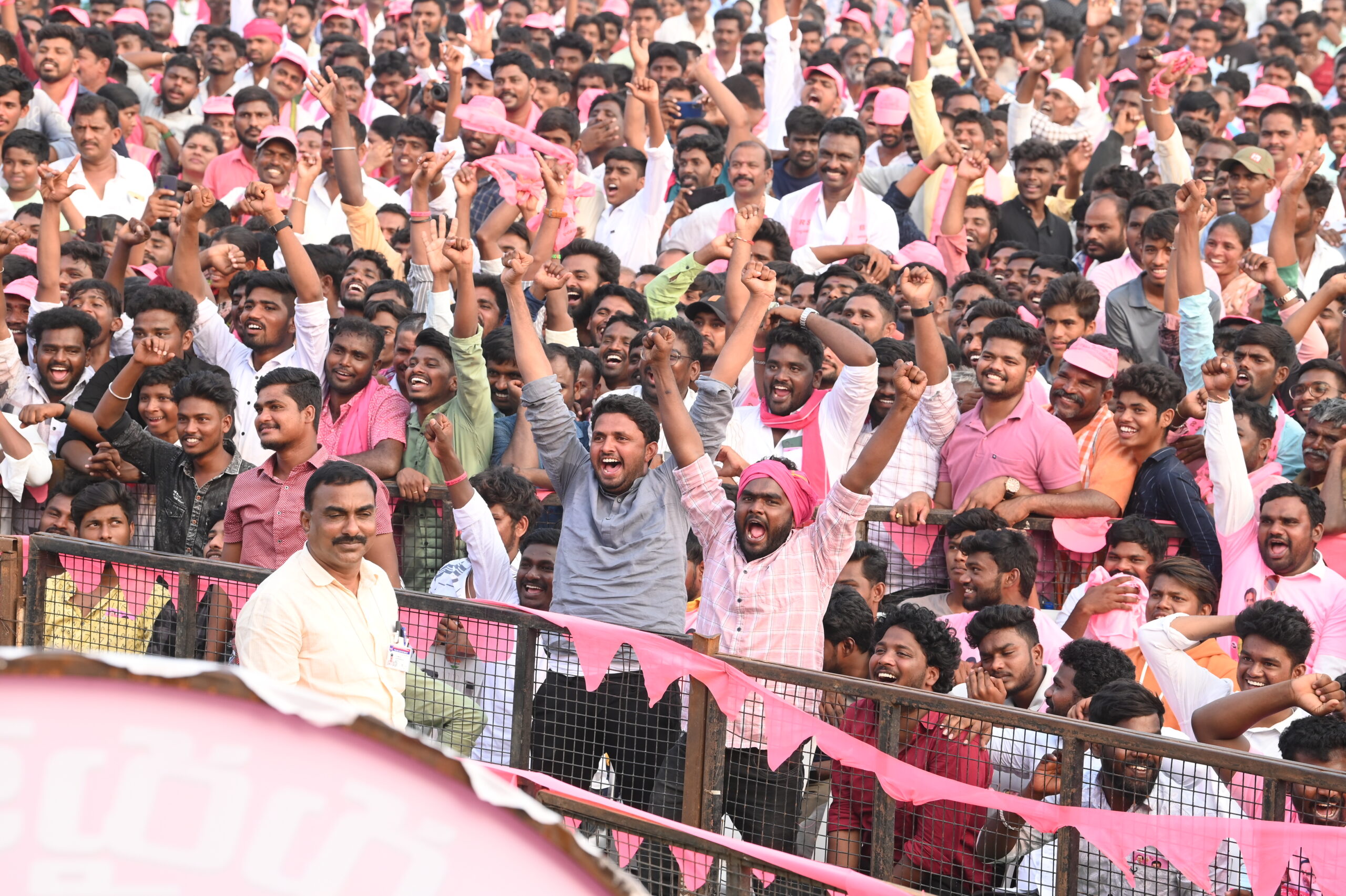Brs Party President Kcr Participating In Praja Ashirvada Sabha At Thungathurthy