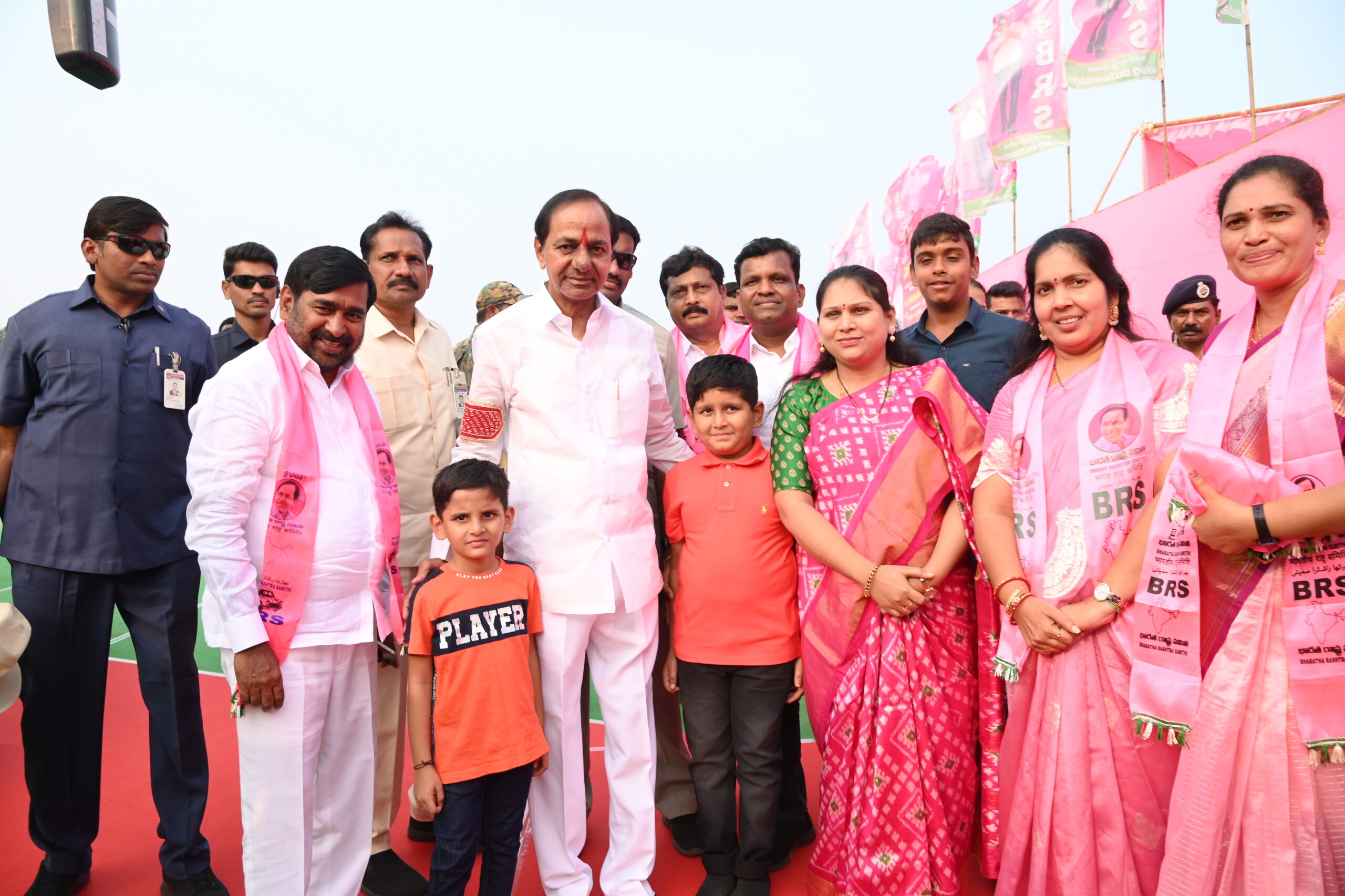 Brs Party President Kcr Participating In Praja Ashirvada Sabha At Thungathurthy