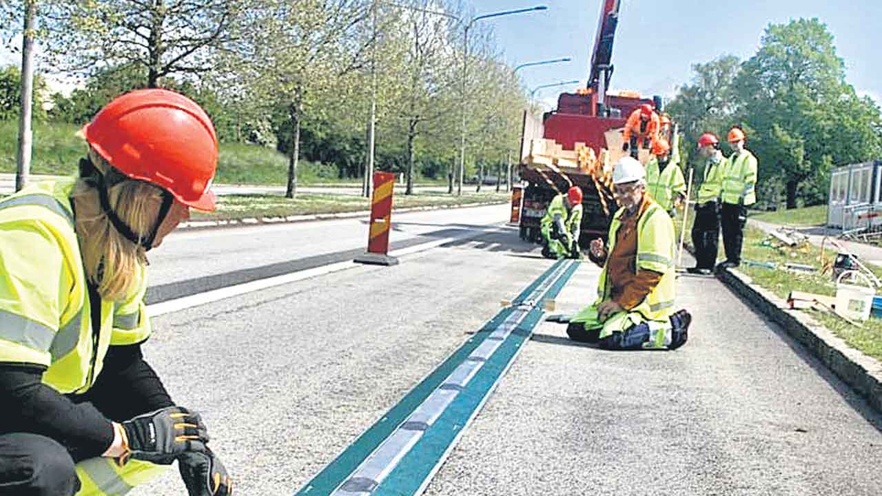 స్వీడన్‌లో ఎలక్ట్రిక్‌ రోడ్లు