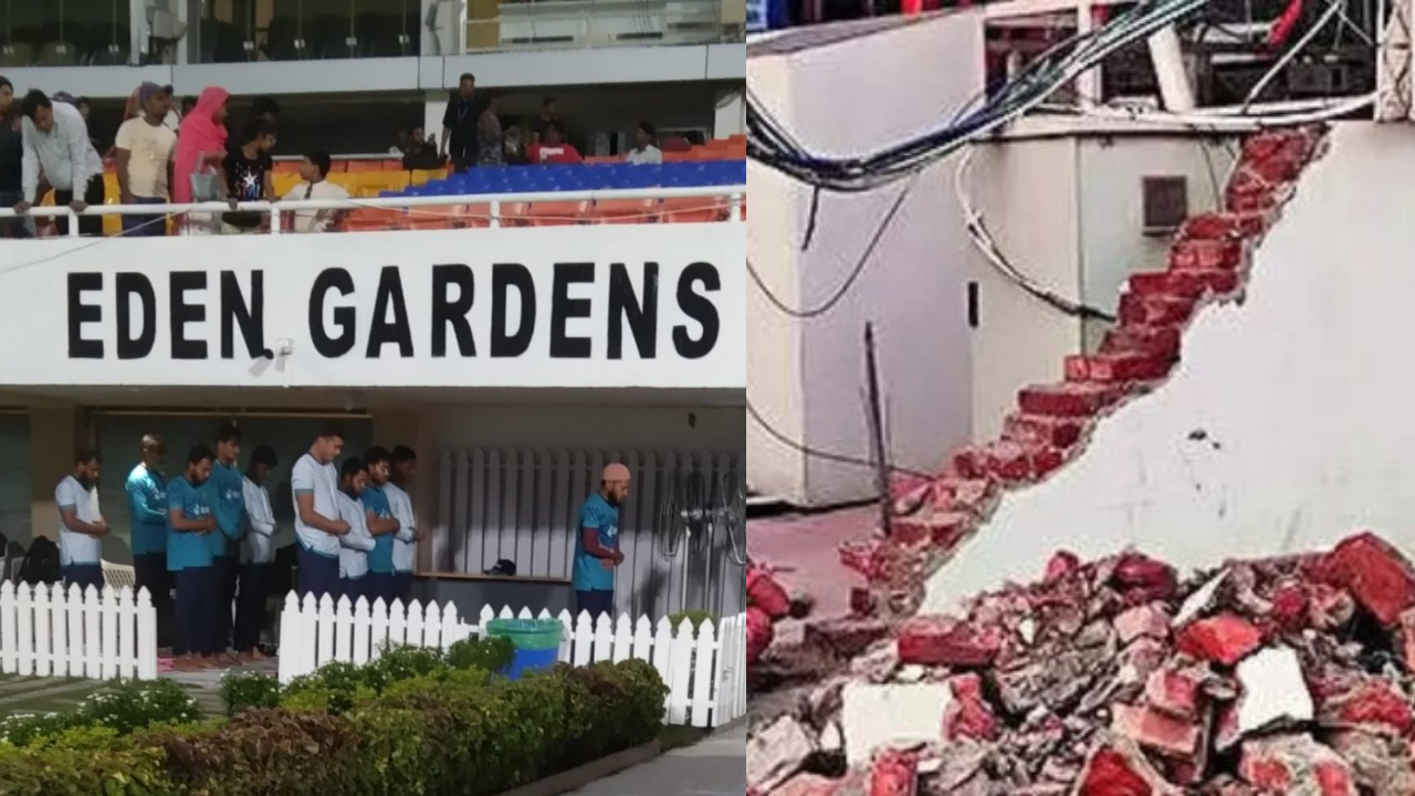 CWC 2023: బీసీసీఐకి మరో తలనొప్పి.. ఈడెన్ గార్డెన్లో కూలిన గోడ