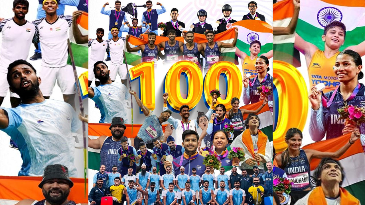 Asian Games | ఆసియా క్రీడల్లో భారత్‌కు వంద పతకాలు..