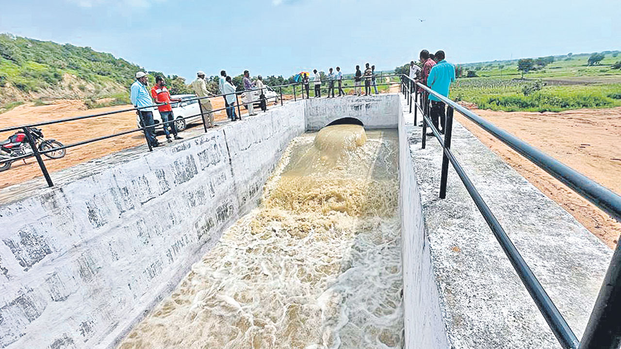 కాళేశ్వరం ప్యాకేజీ-27 ట్రయల్‌ రన్‌ సక్సెస్‌