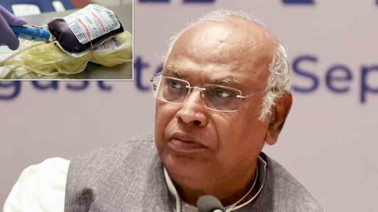 Mallikarjun Kharge | రక్తమార్పిడితో చిన్నారులకు హెచ్‌ఐవీ.. డబుల్‌ ఇంజిన్‌ సర్కార్‌తో అనారోగ్యాలు డబుల్ అవుతున్నాయన్న ఖర్గే