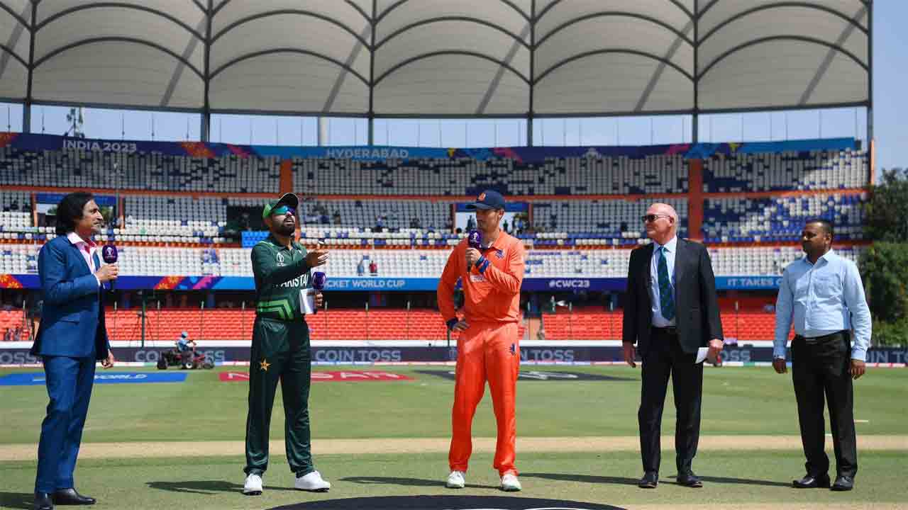 PAK vs NED | వన్డే ప్రపంచకప్‌.. పాకిస్థాన్‌పై టాస్‌ గెలిచి ఫీల్డింగ్‌ ఎంచుకున్న నెదర్లాండ్స్‌