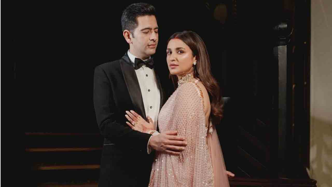 Parineeti-Raghav Chadha | పరిణీతి – రాఘవ్‌ చద్దా రిసెప్షన్‌ పిక్స్‌ వైరల్‌