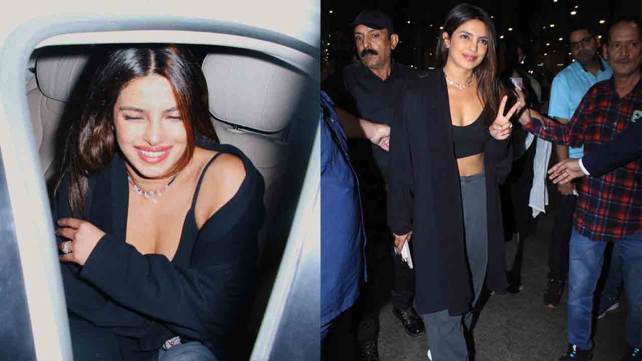 Priyanka Chopra | పొద్దున్నే ముంబైలో ప్రత్యక్షమైన ప్రియాంకాచోప్రా.. ట్రెండింగ్‌లో స్టిల్స్‌