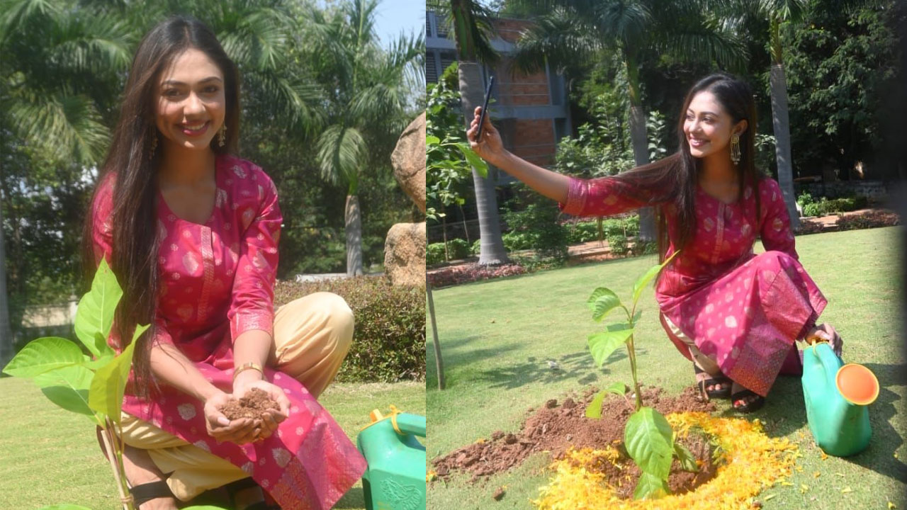 Green India Challenge | గ్రీన్ ఇండియా చాలెంజ్‌లో శ్రీలంక నటి రాశిప్రభ సందీపని