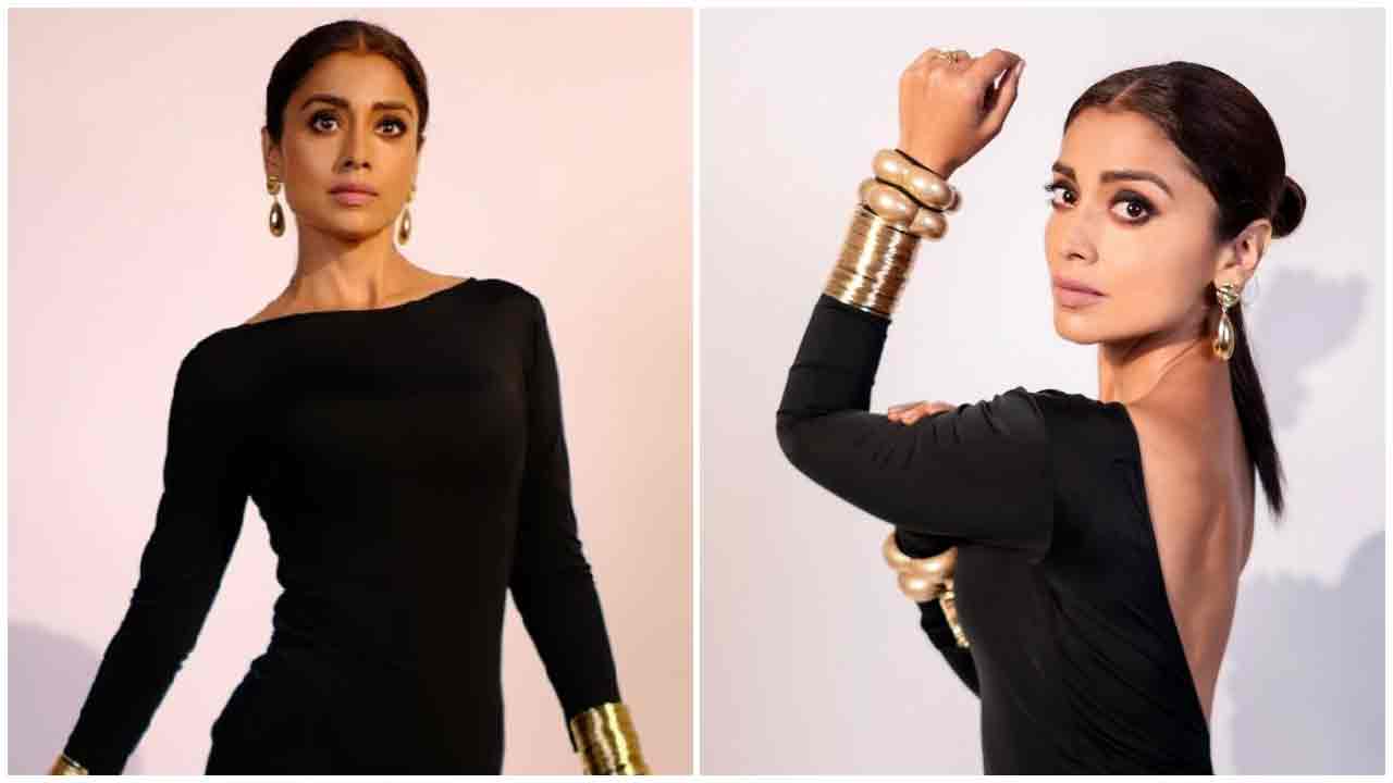 Shriya Saran | బ్లాక్ డ్రెస్‌లో హొయలు పోయిన శ్రియా శరన్..