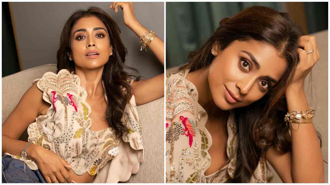 Shriya Saran | కవ్వించే చూపులతో మదిని గిల్లుతున్న శ్రియా శరన్..