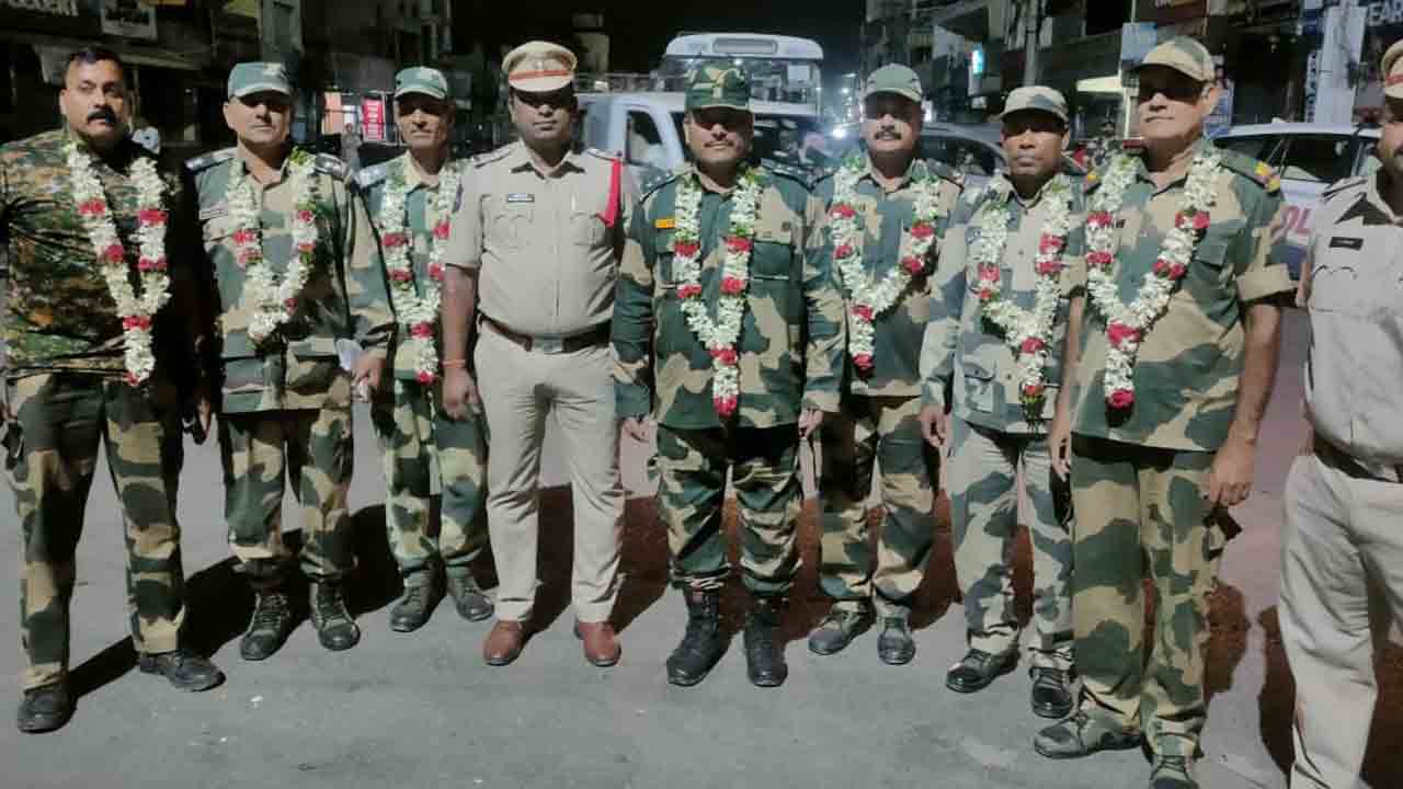 జమ్మికుంటకు సెంట్రల్‌ ఆర్మ్‌డ్‌ ప్రొటెక్షన్‌ ఫోర్స్‌